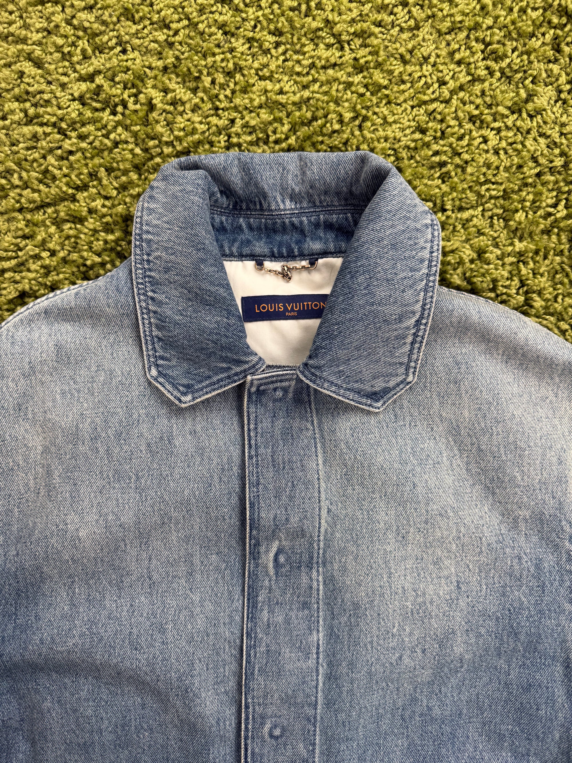 Camicia In Denim Louis Vuitton Blu M
