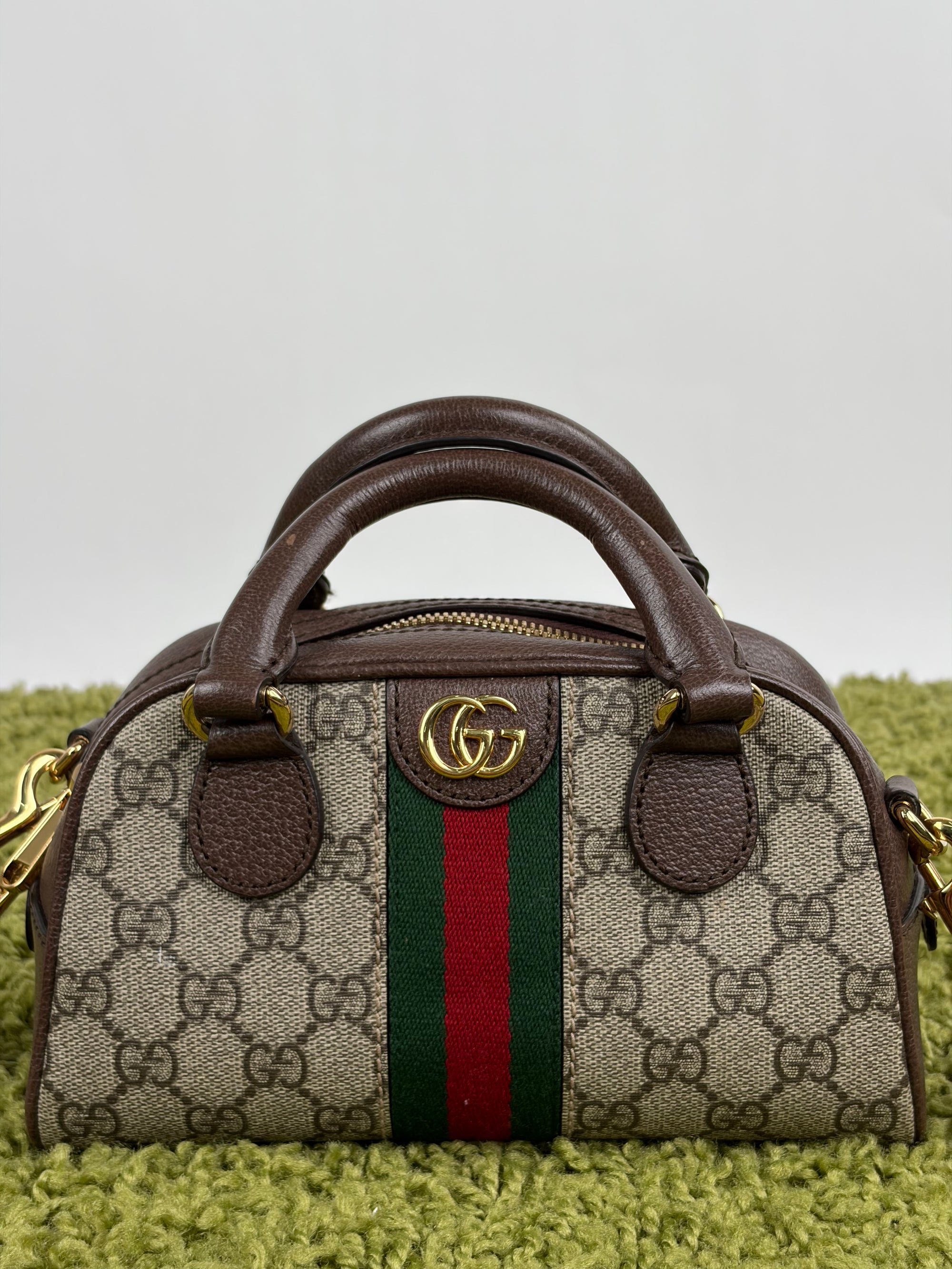 Borsa Gucci marrone beige e marrone