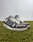 Louis Vuitton Trainer Denim Grigia 7 - Second Hand Di Fiore