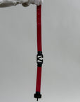 Bracciale Valentino Garavani In Pelle Nero Rosso