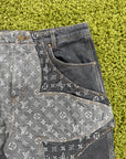 Jeans Louis Vuitton Monogram Grigio 34