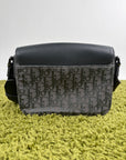 Borsa Christian Dior Saddle con pattina Grigia