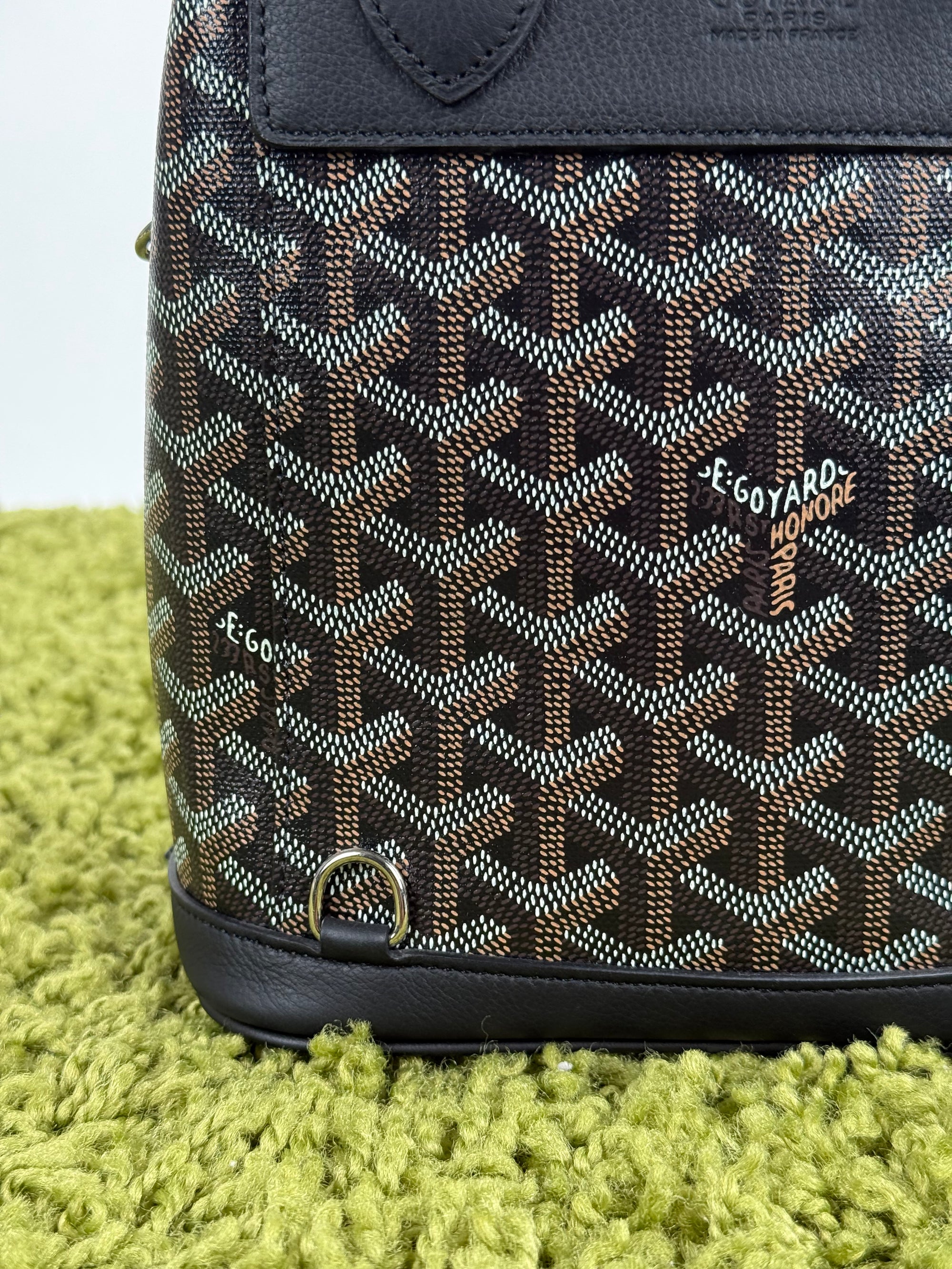 Zaino Goyard Alpin Mini in tela Goyardine Goyard Nero