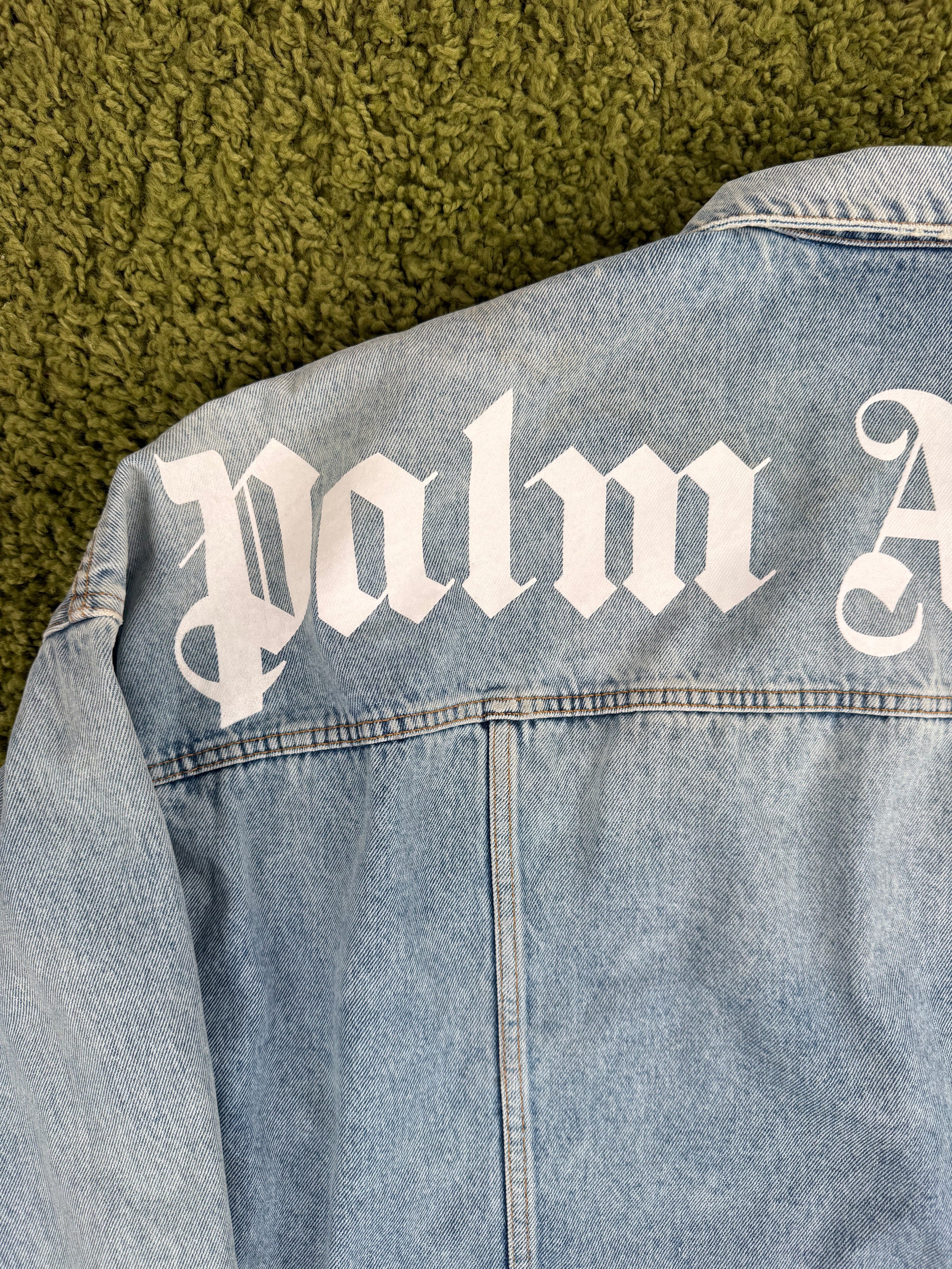 Giacca In Denim Palm Angels M