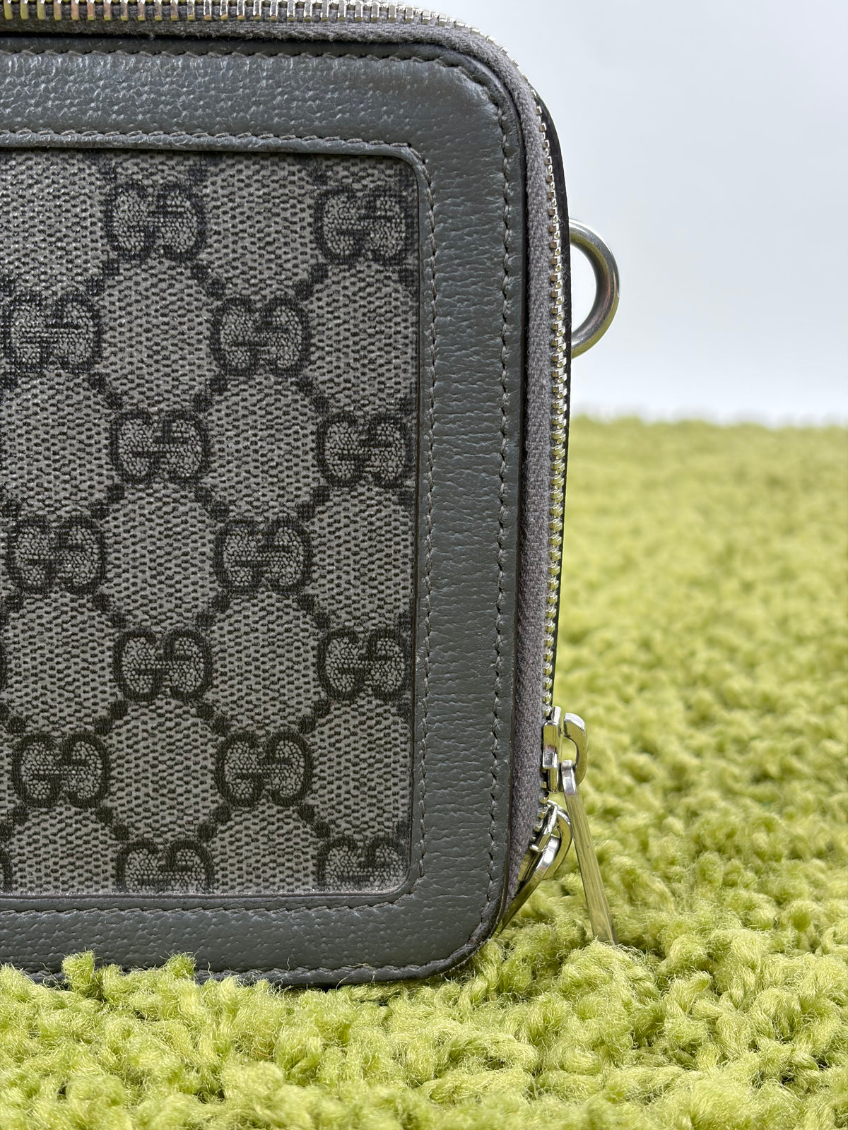 Borsa Gucci Ophidia in Tela GG Verde con tracolla rimovibile