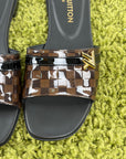 Ciabatte louis vuitton revival leather mules Size 36 nere e marroni
