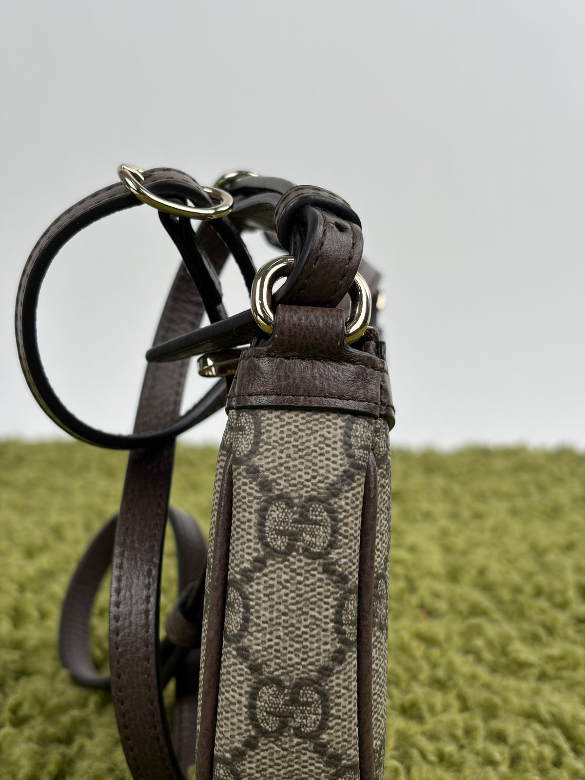 Borsa a spalla Ophidia Gucci Beige