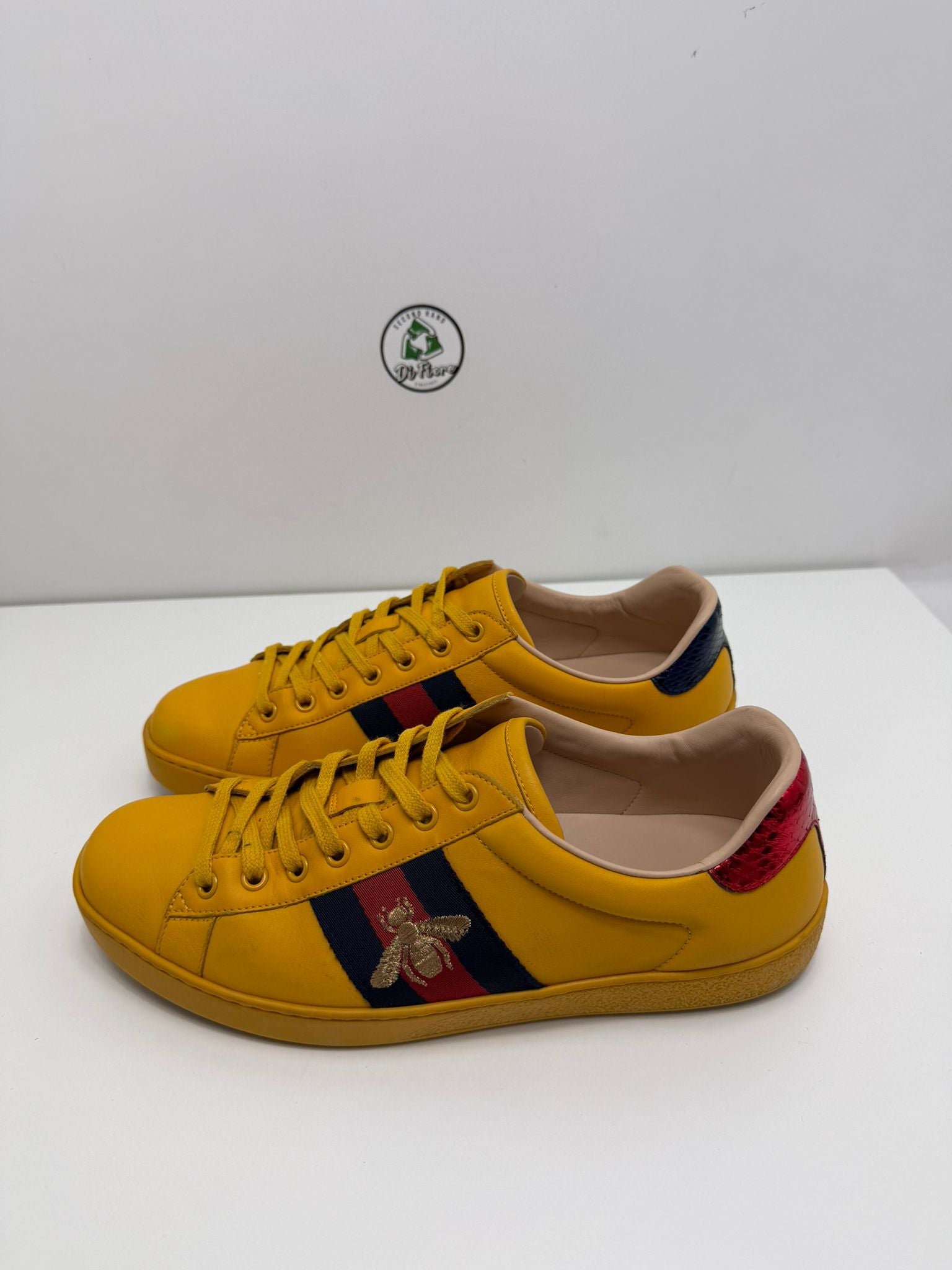 Gucci ace Size 8.5=42.5 gialla rossa e blu