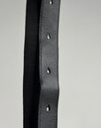 Borsa a tracolla saddle in jacquard Christian Dior Nero