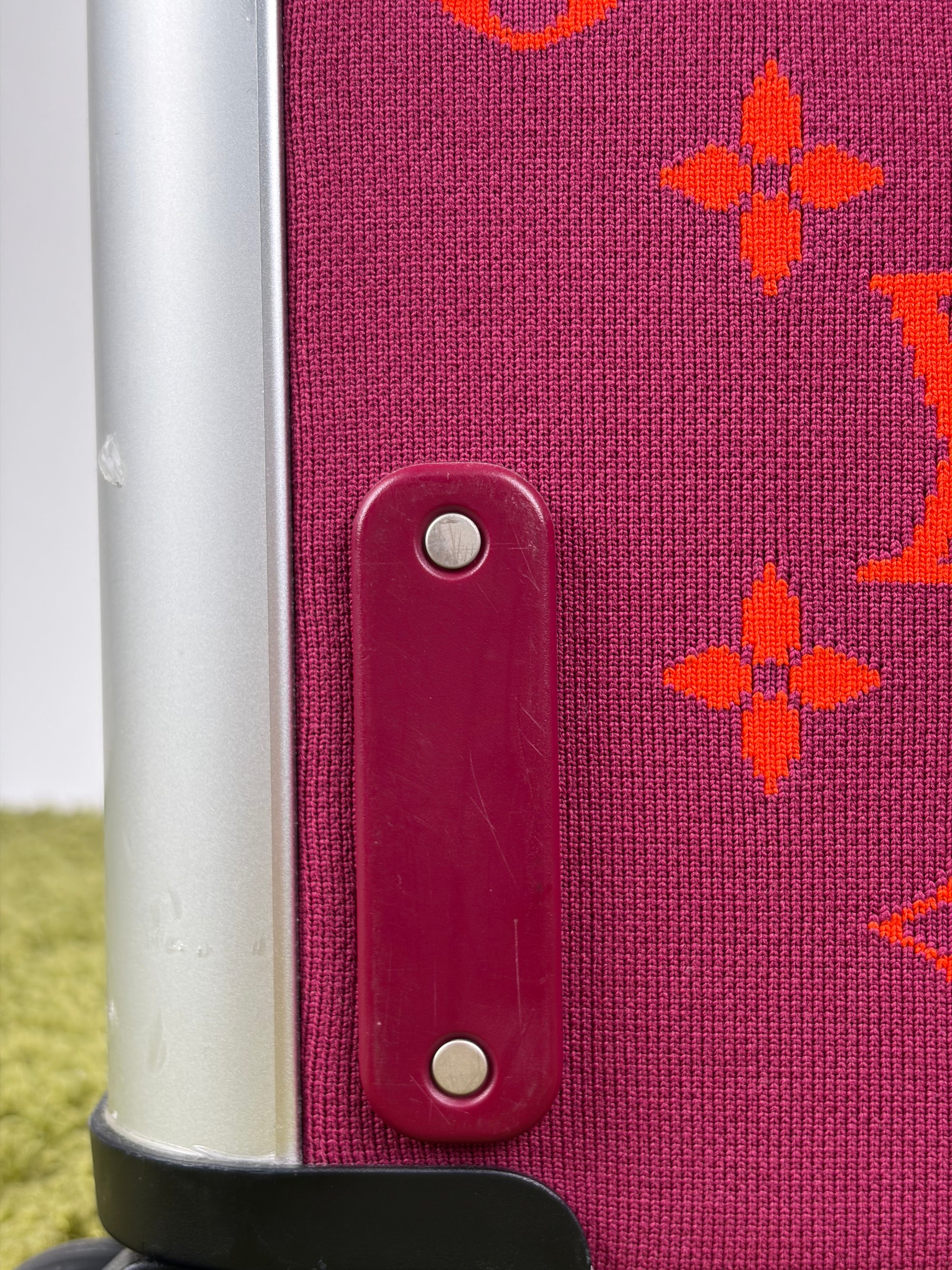 Trolley louis vuitton horizon 55 fucsia e arancione