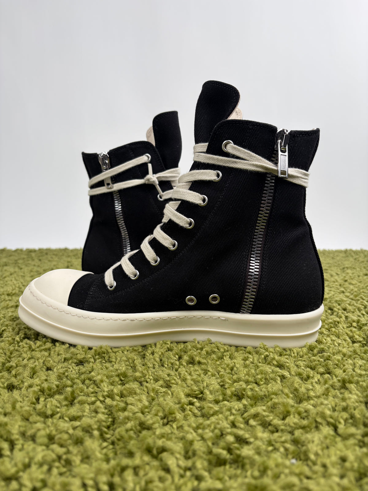 Rick Owens Ramones Pentagram High DRKSHDW nero 41