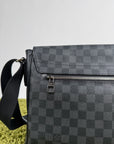Borsello Messenger District Louis Vuitton Grigio