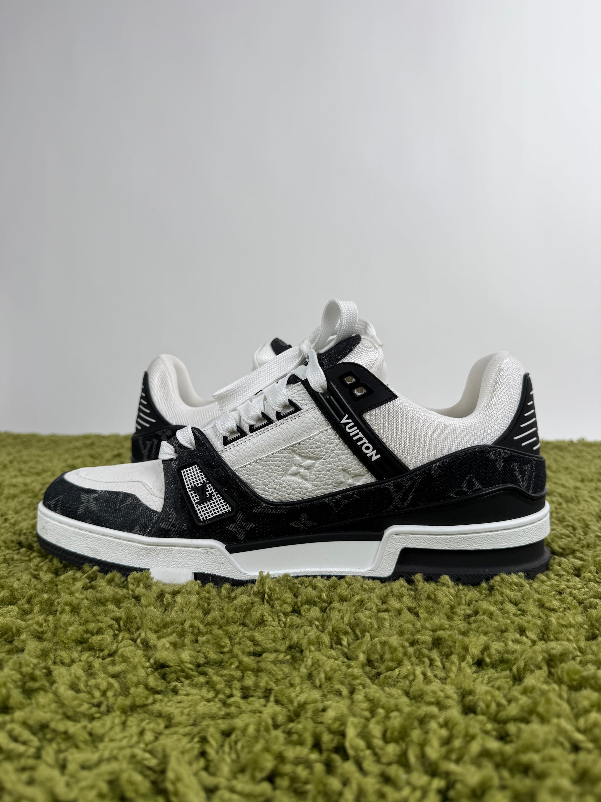 Louis Vuitton Trainer in denim Nero 10