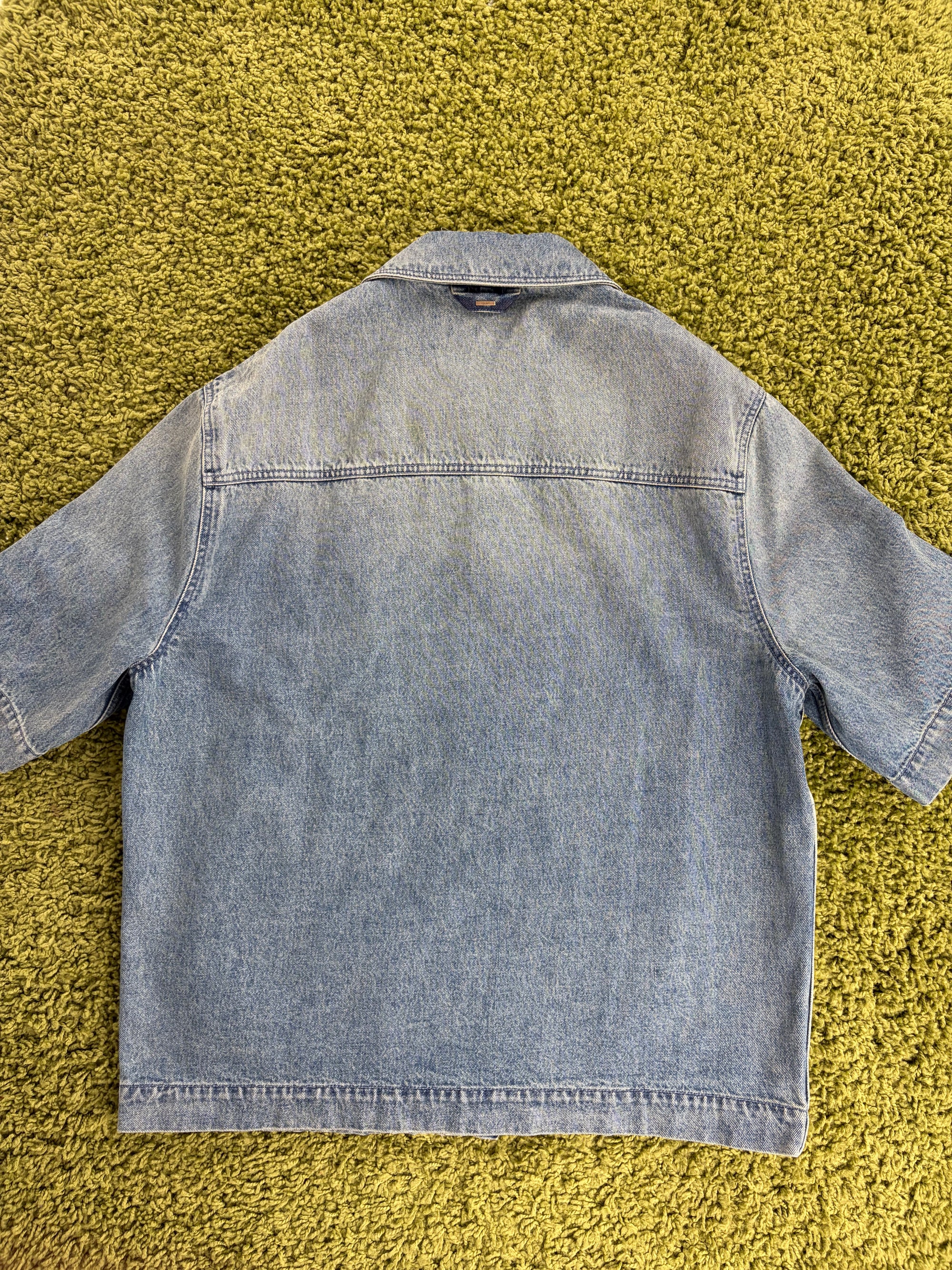 Camicia Louis Vuitton Denim Size XXL azzurra