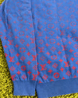 Felpa Louis Vuitton Size M blu e rossa