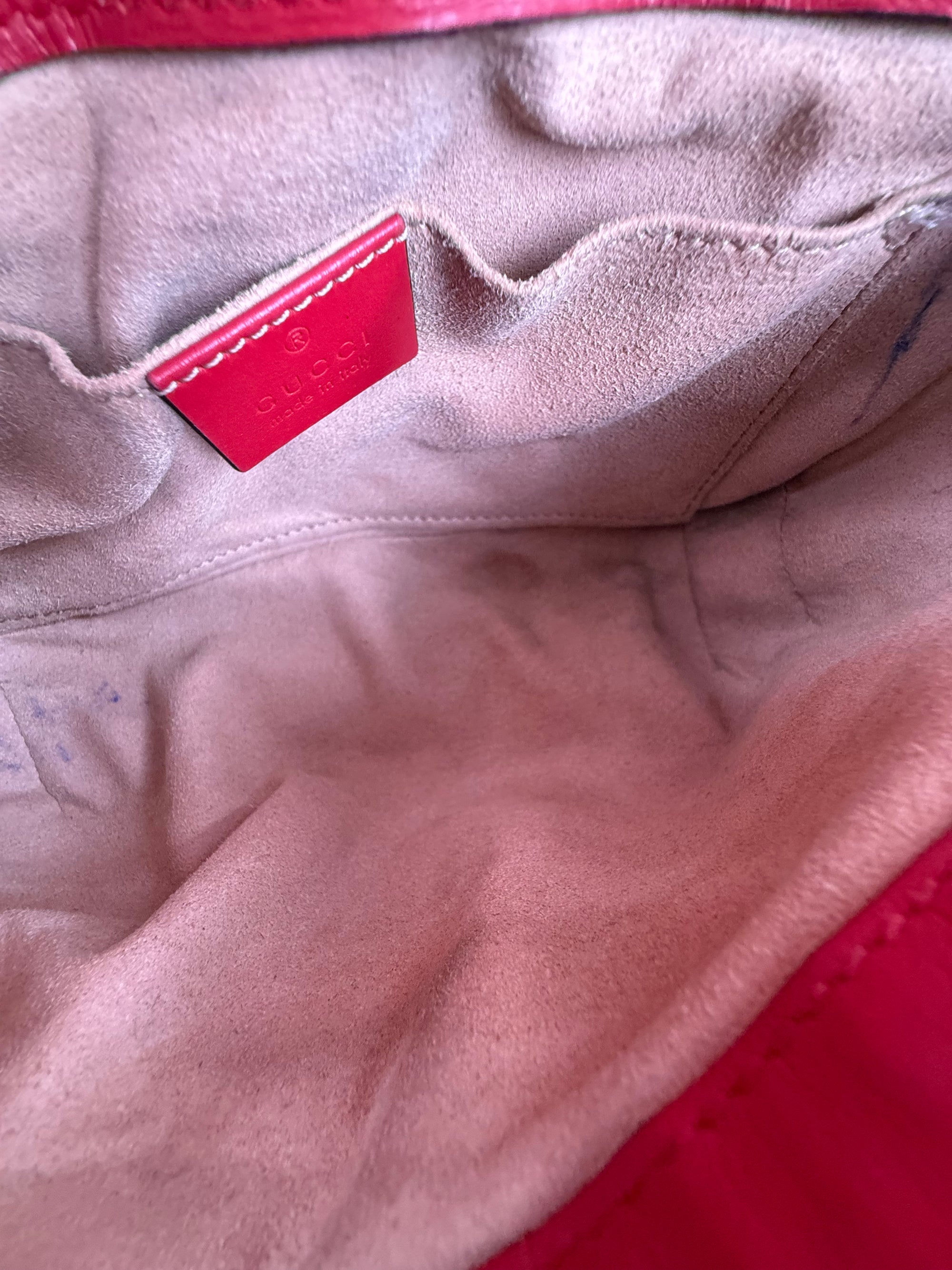 Borsa Pearly Marmont Flap a tracolla Gucci Rossa