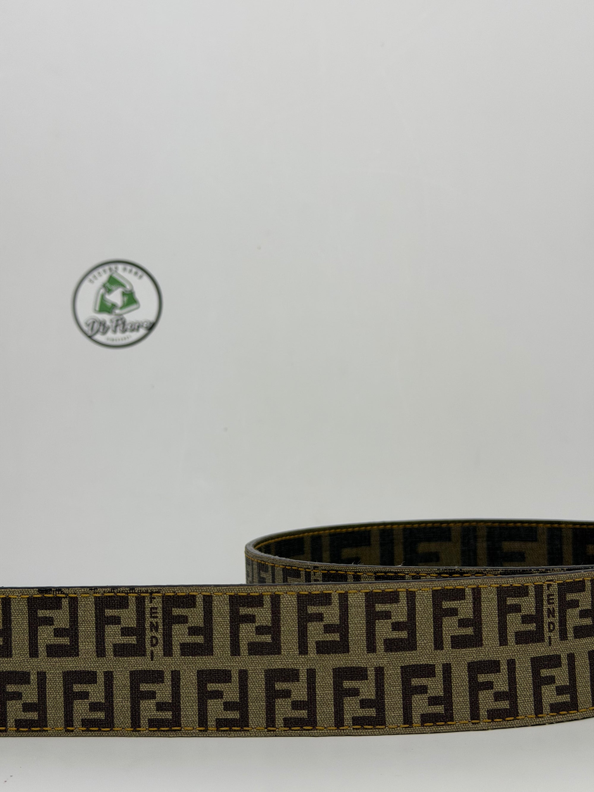 Cintura Fendi reversibile beige e marrone Size 85