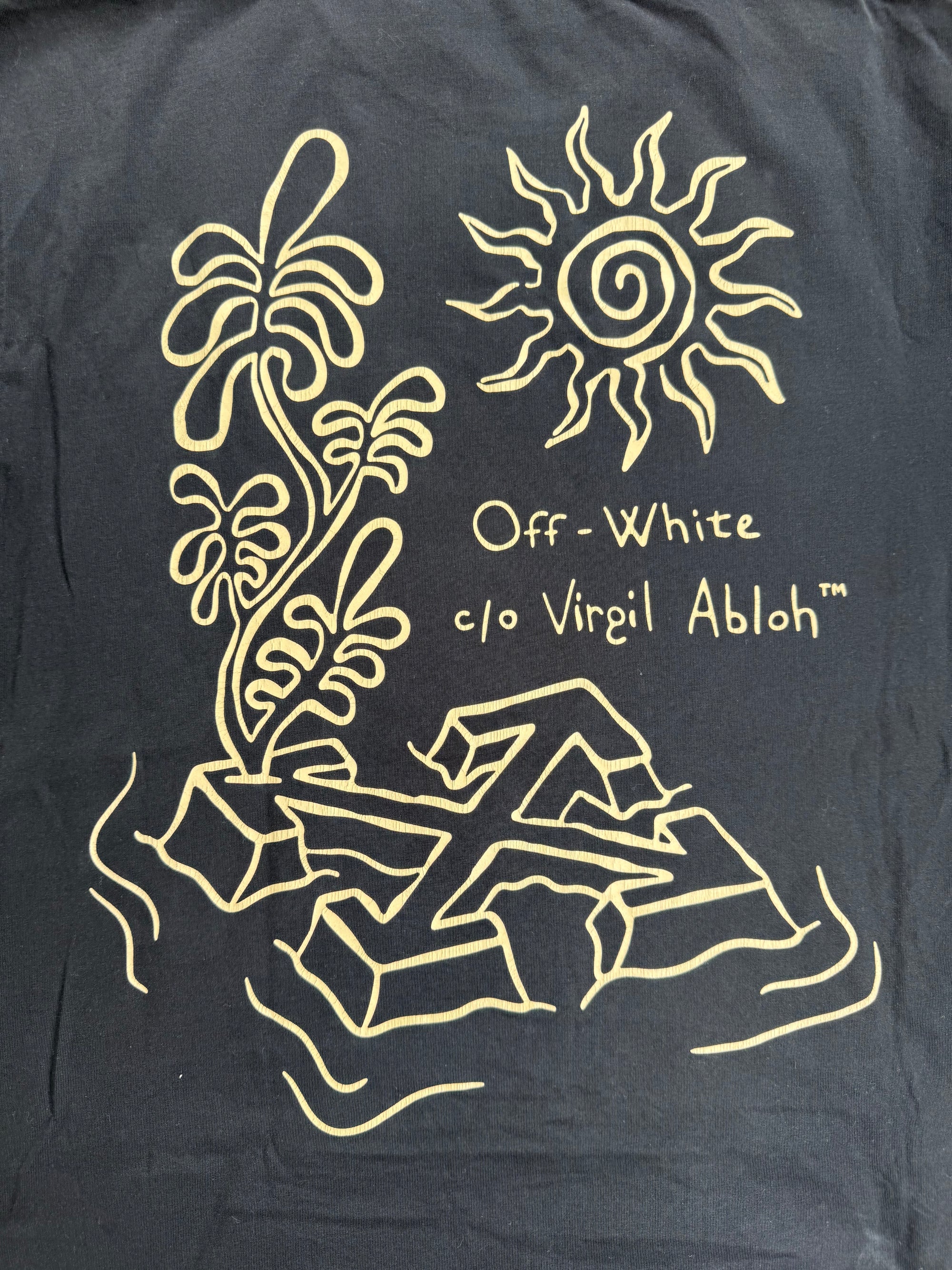 T-Shirt Off White Nera L