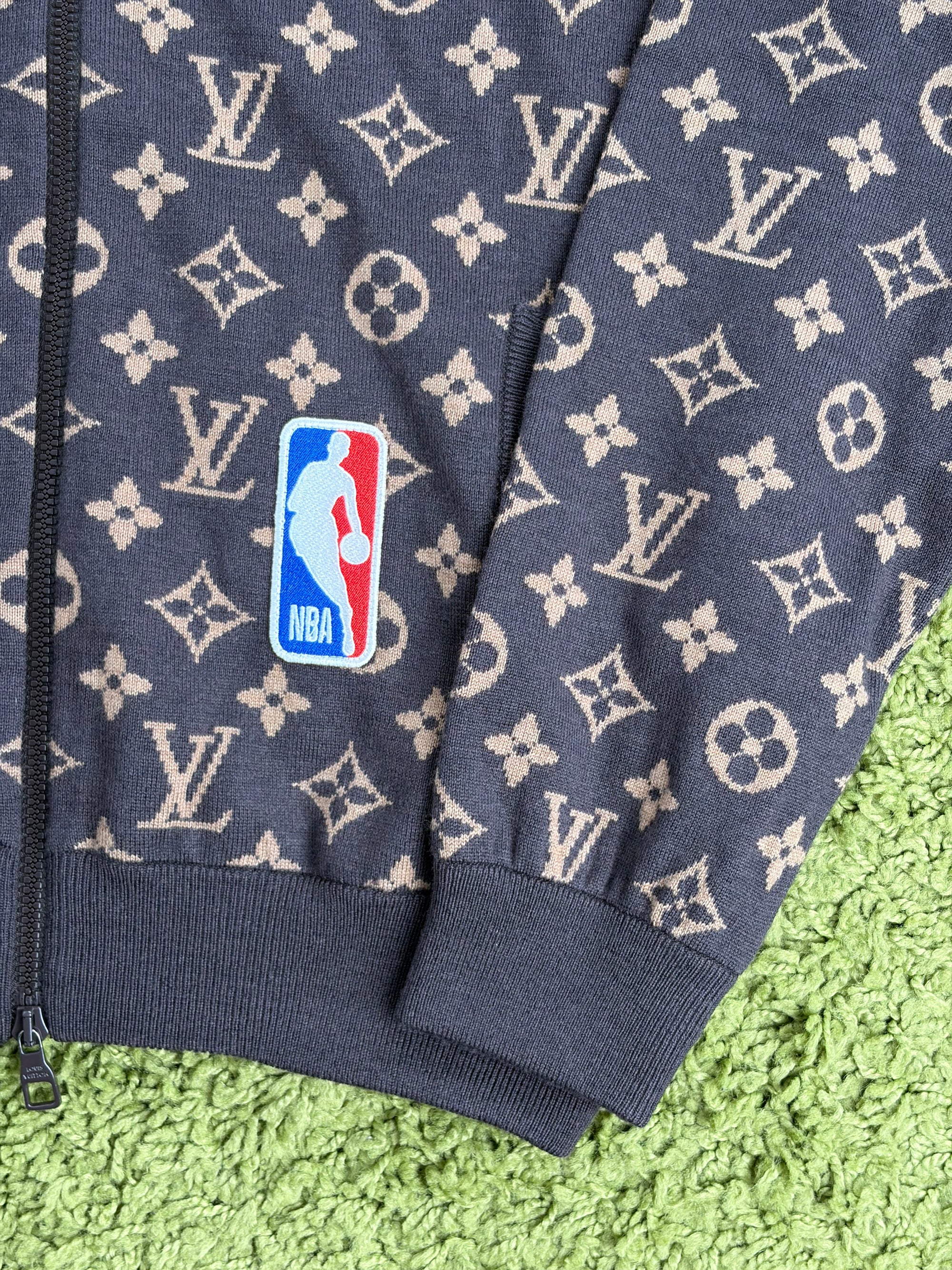 Felpa louis Vuitton X NBA Size M marrone e multicolore