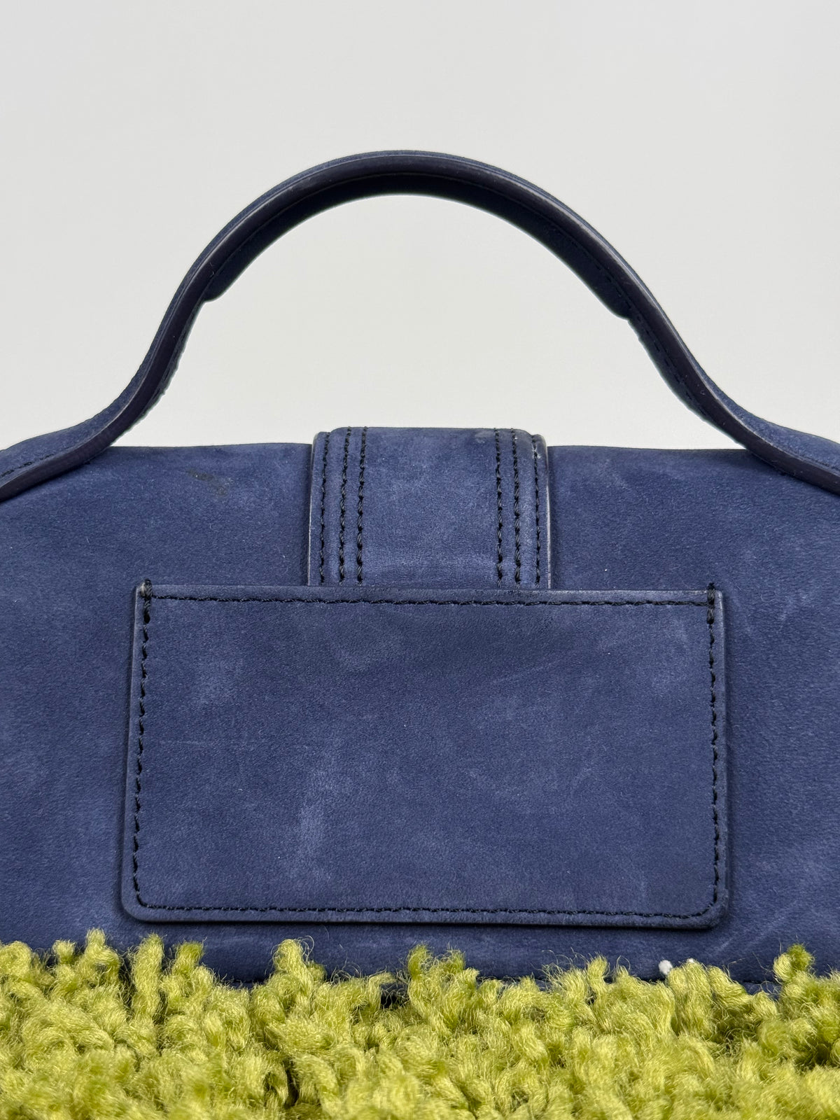 Borsa Mini Jacquemus La Grande Bambino In camoscio Blu