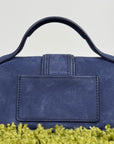 Borsa Mini Jacquemus La Grande Bambino In camoscio Blu