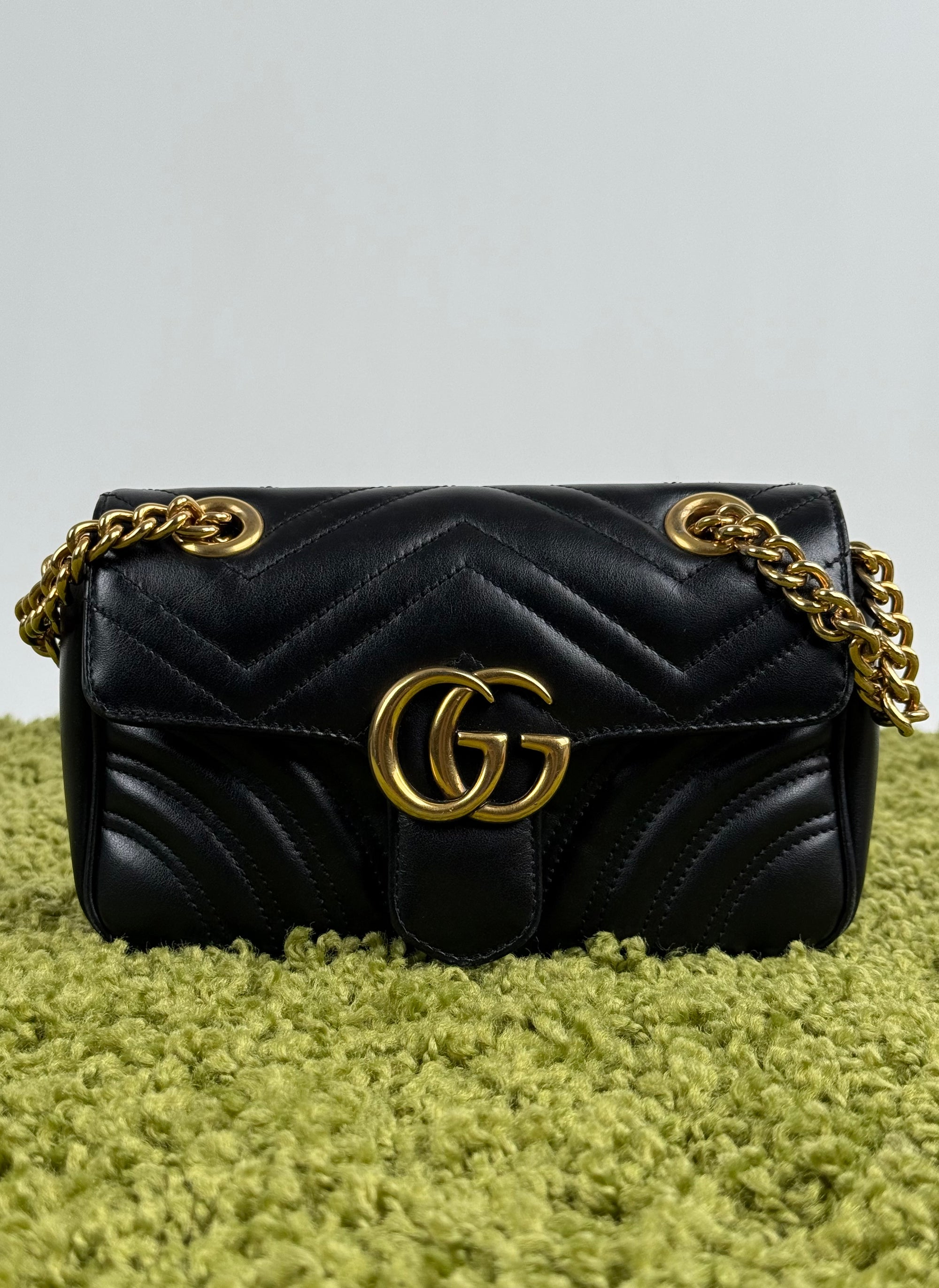 Borsa Gucci Marmont Matelasse Nera