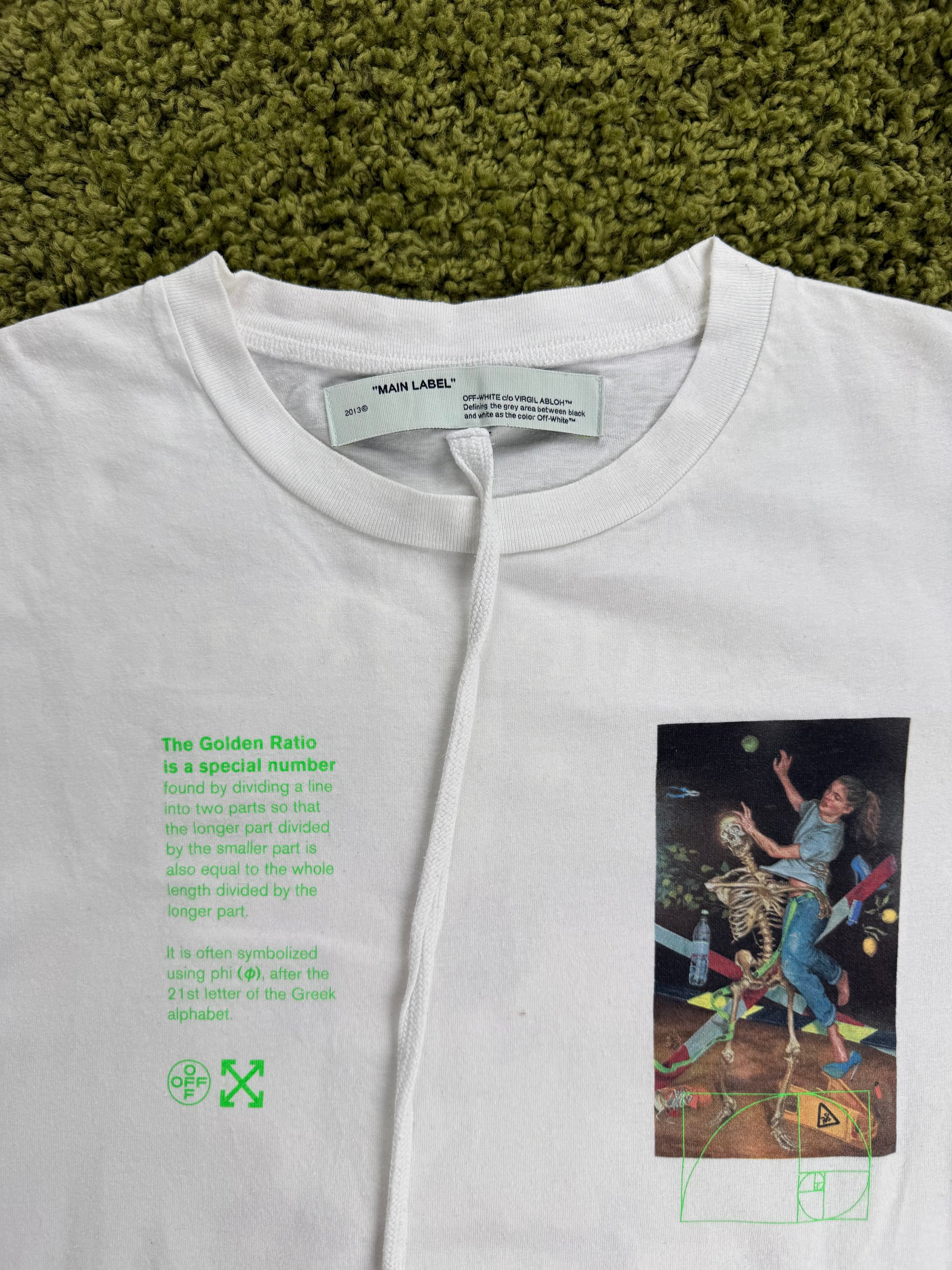 T-Shirt Off White Golden Ratio veste XL