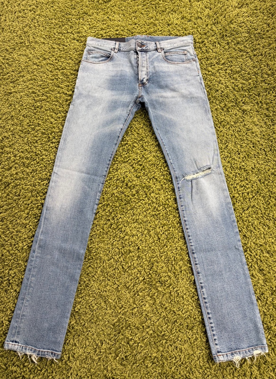 Jeans Biker Balmain in Denim 29 - Second Hand Di Fiore