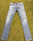 Jeans Biker Balmain in Denim 29