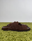 Ciabatta Gucci in Camoscio Marrone 8