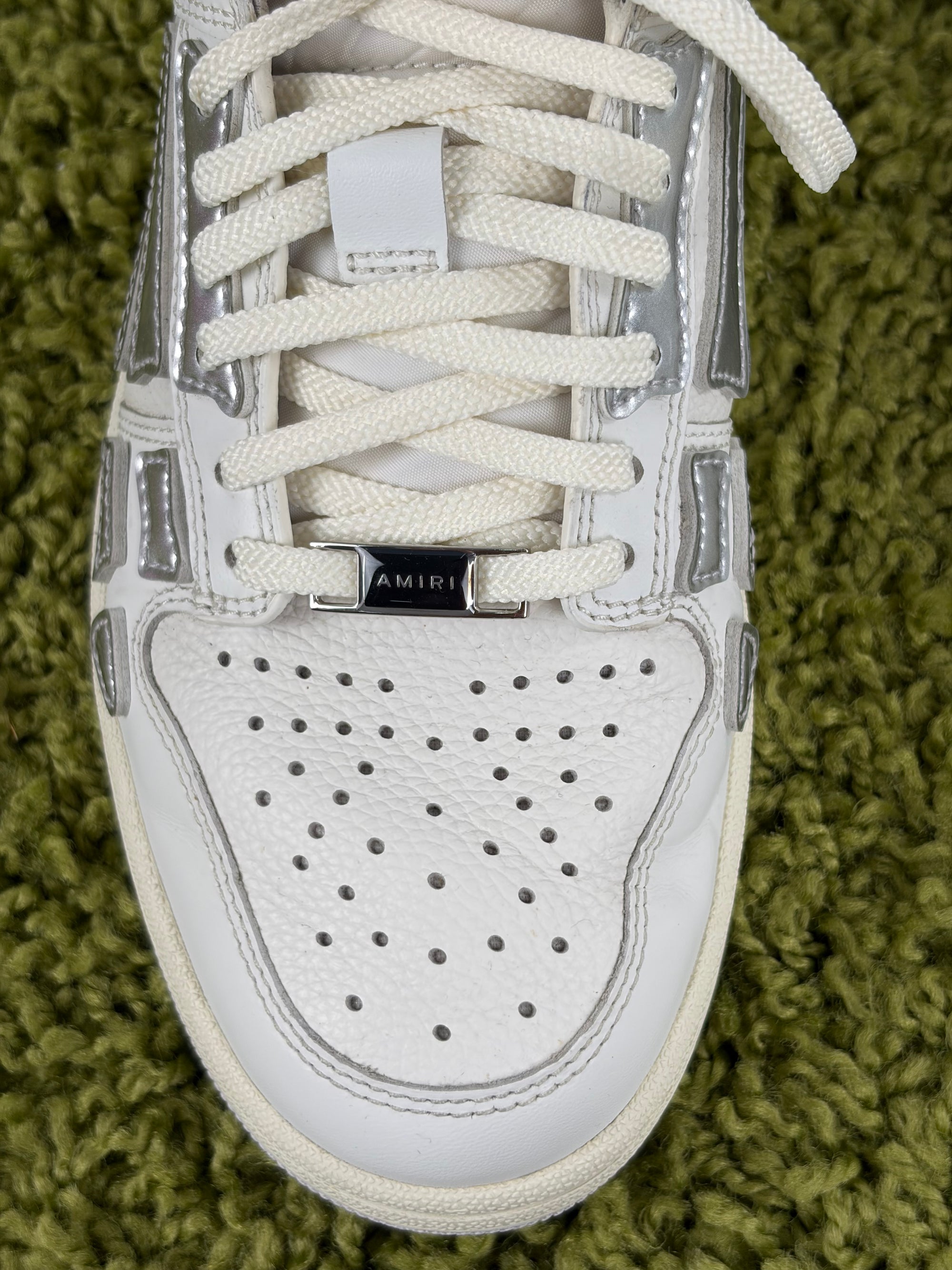 Amiri skeleton Size 38 bianche e argento