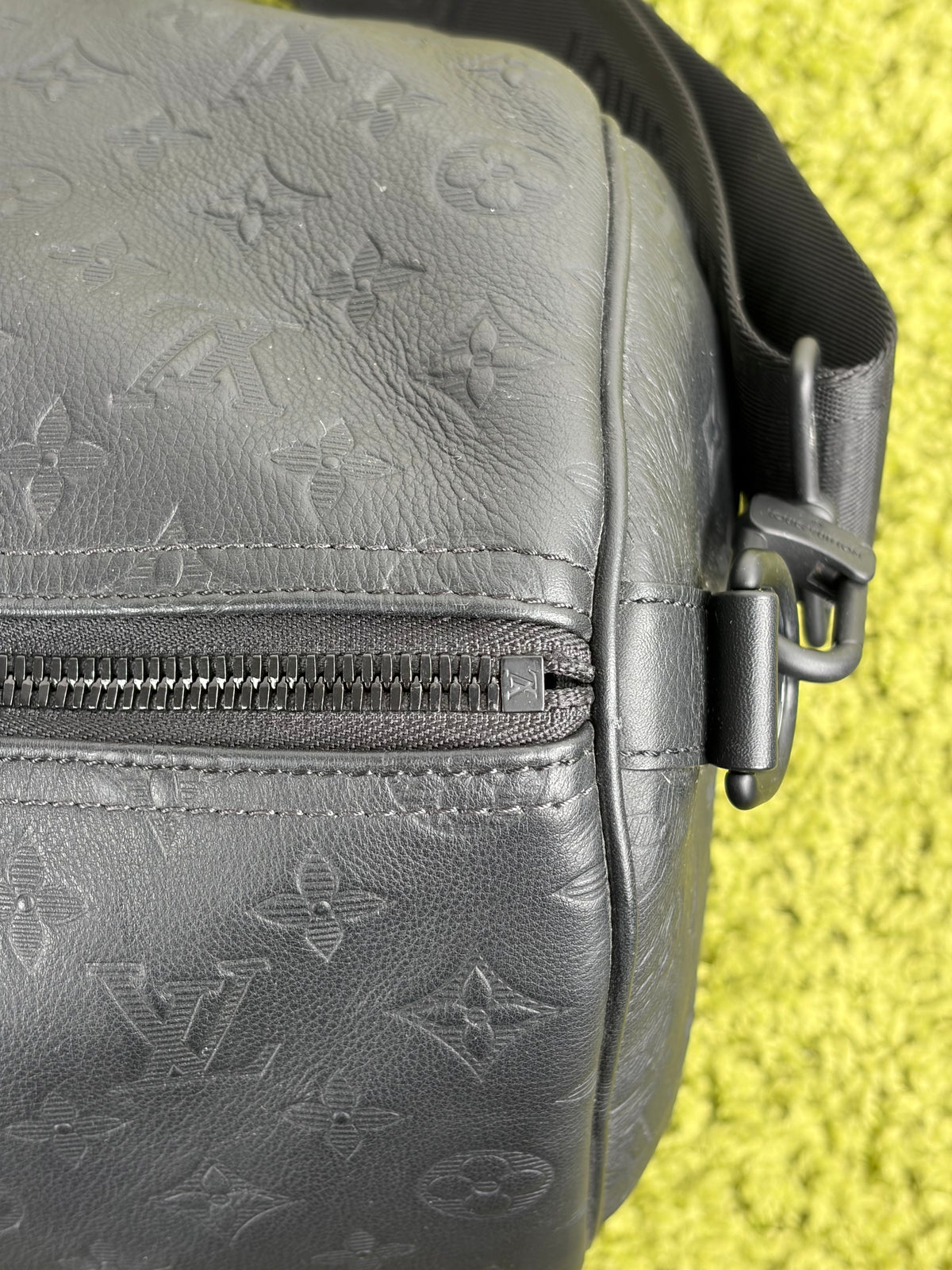 Borsone keepall Louis Vuitton Bandoulière 50 Nera
