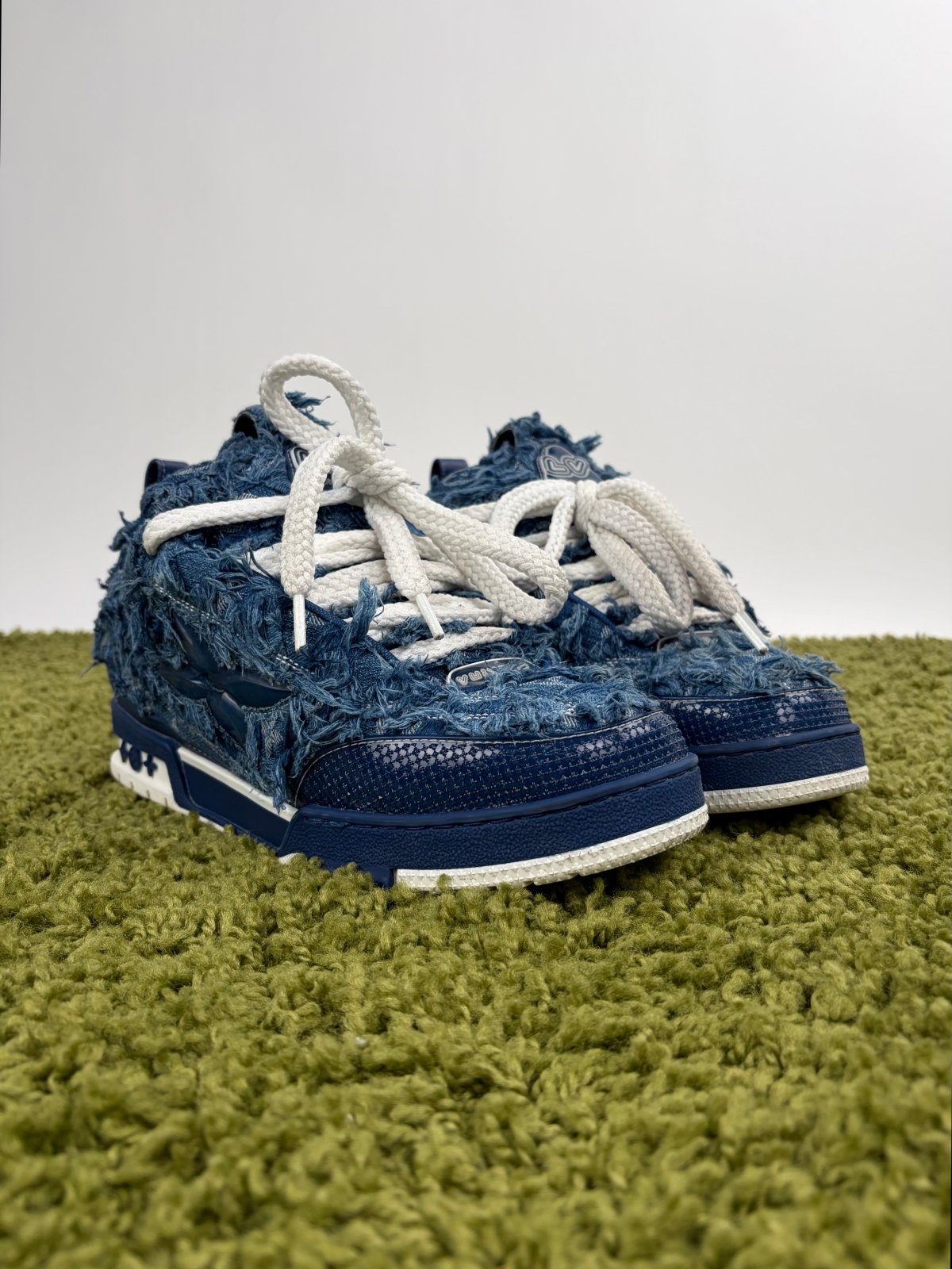 Louis Vuitton Skate Denim Blu 8 - Second Hand Di Fiore
