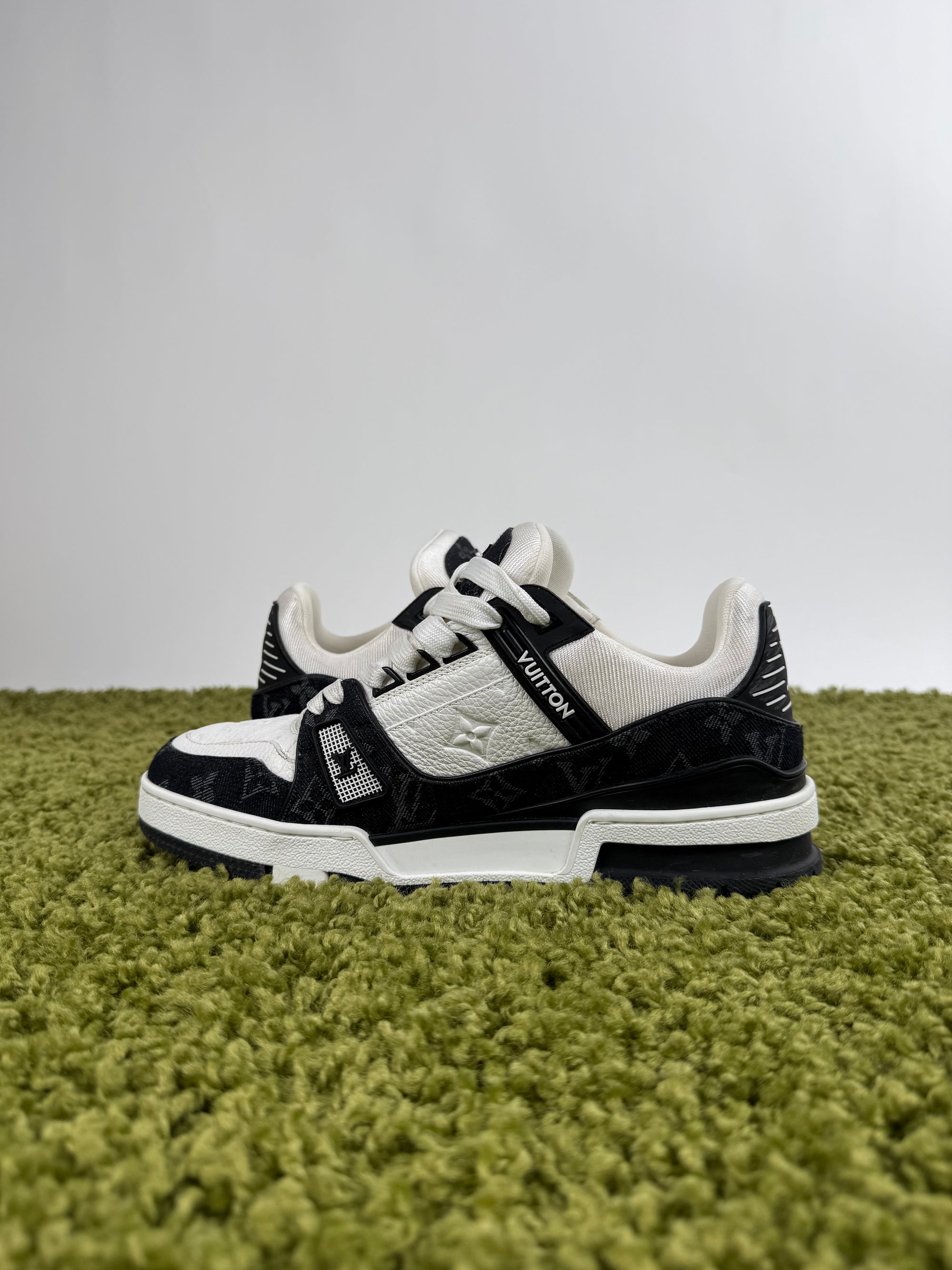Louis Vuitton Trainer In denim Nere 7