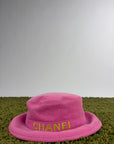 Cappello Chanel Rosa e giallo