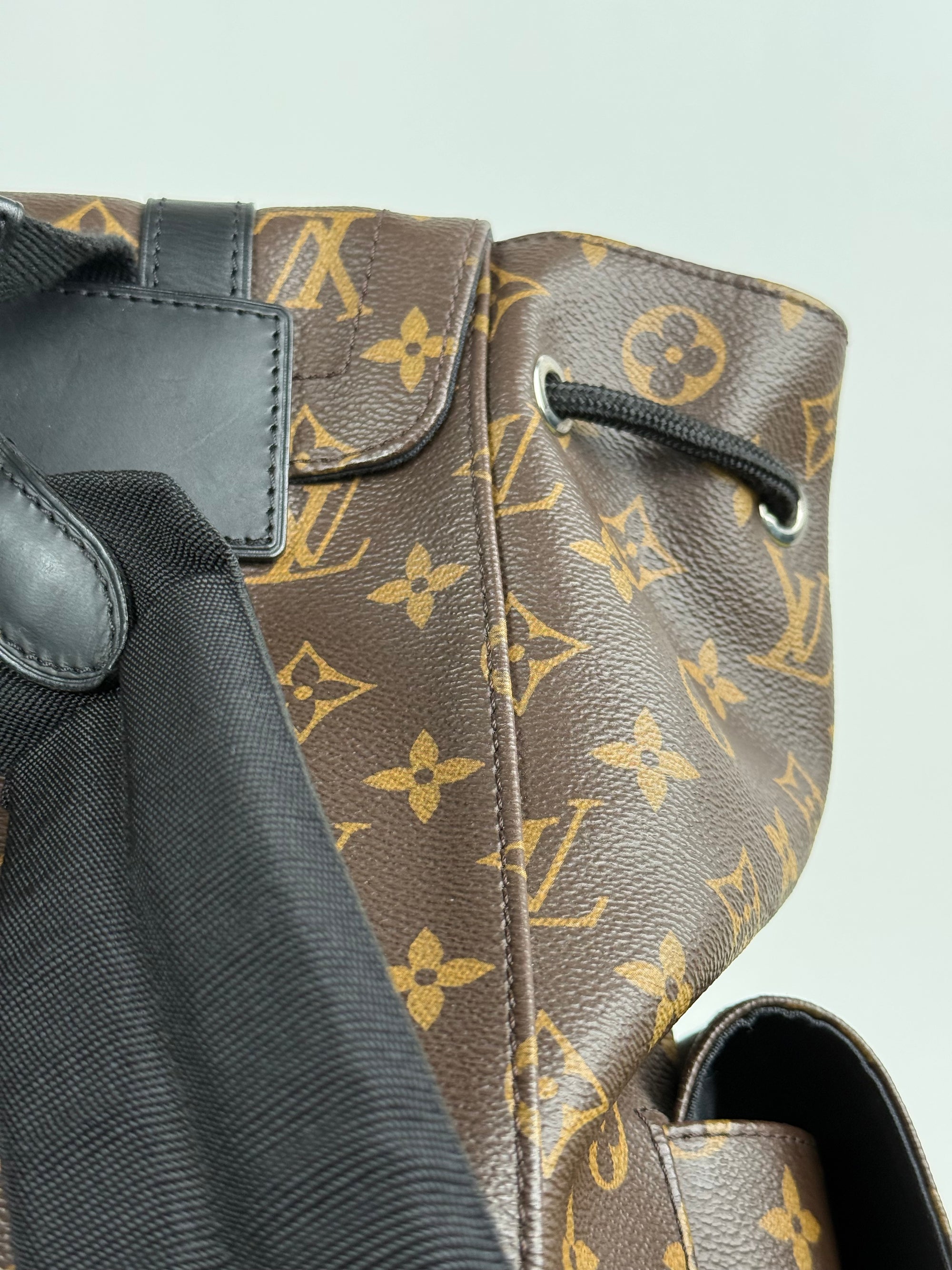 Zaino Christopher Monogram Louis Vuitton Marrone
