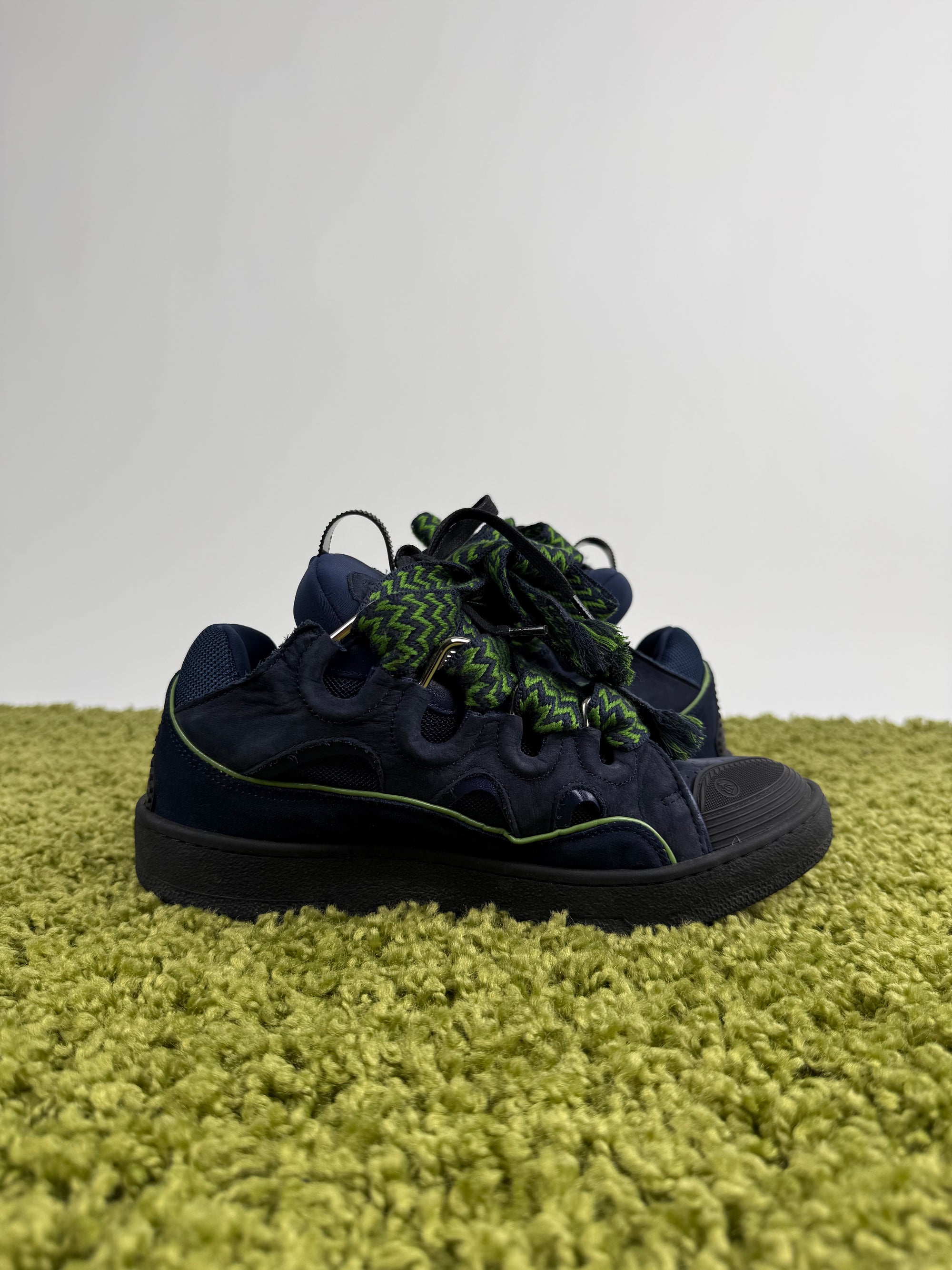 Lanvin Curb Sneaker Blu 41