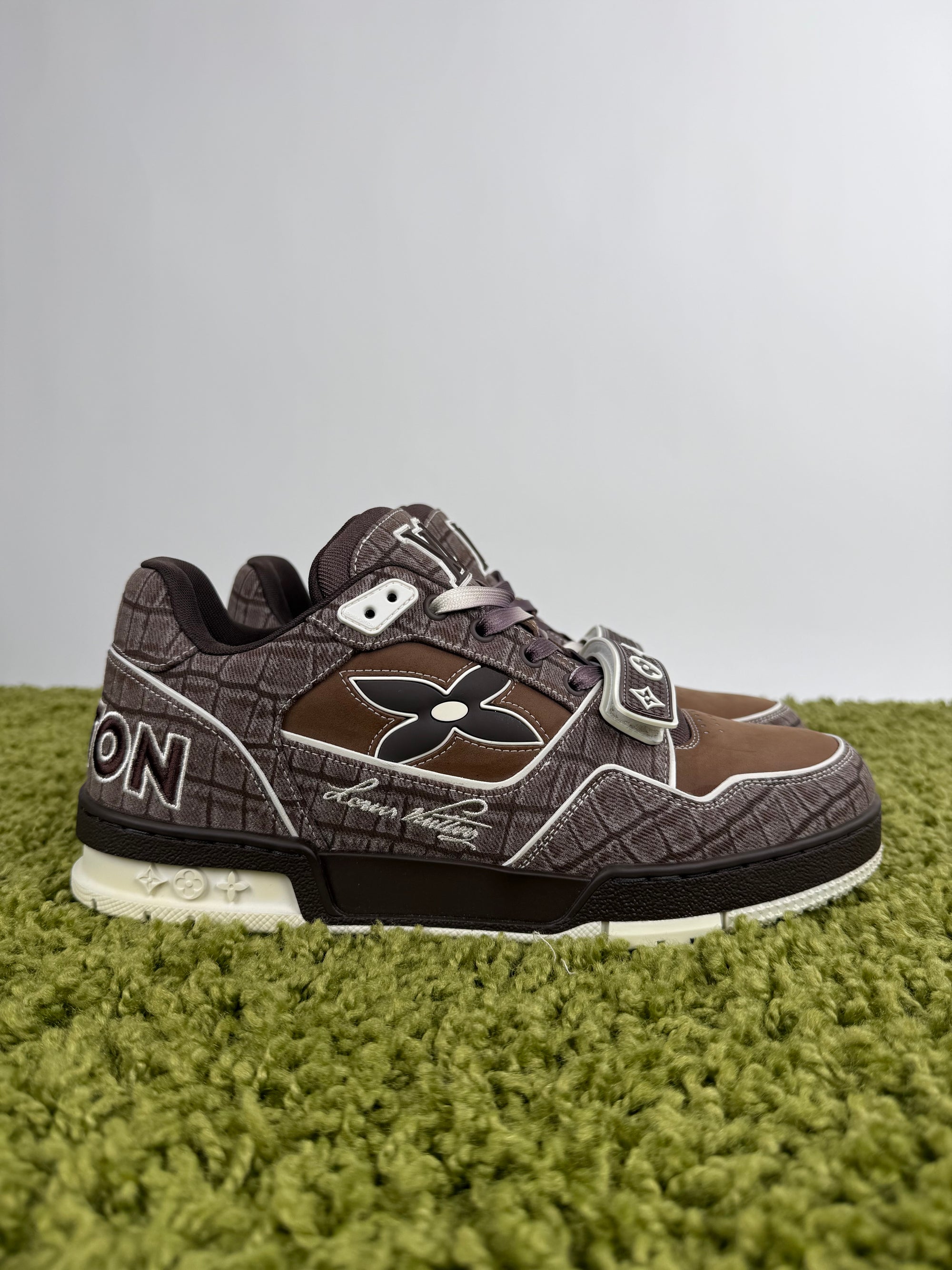 Louis Vuitton Trainer Marrone 8