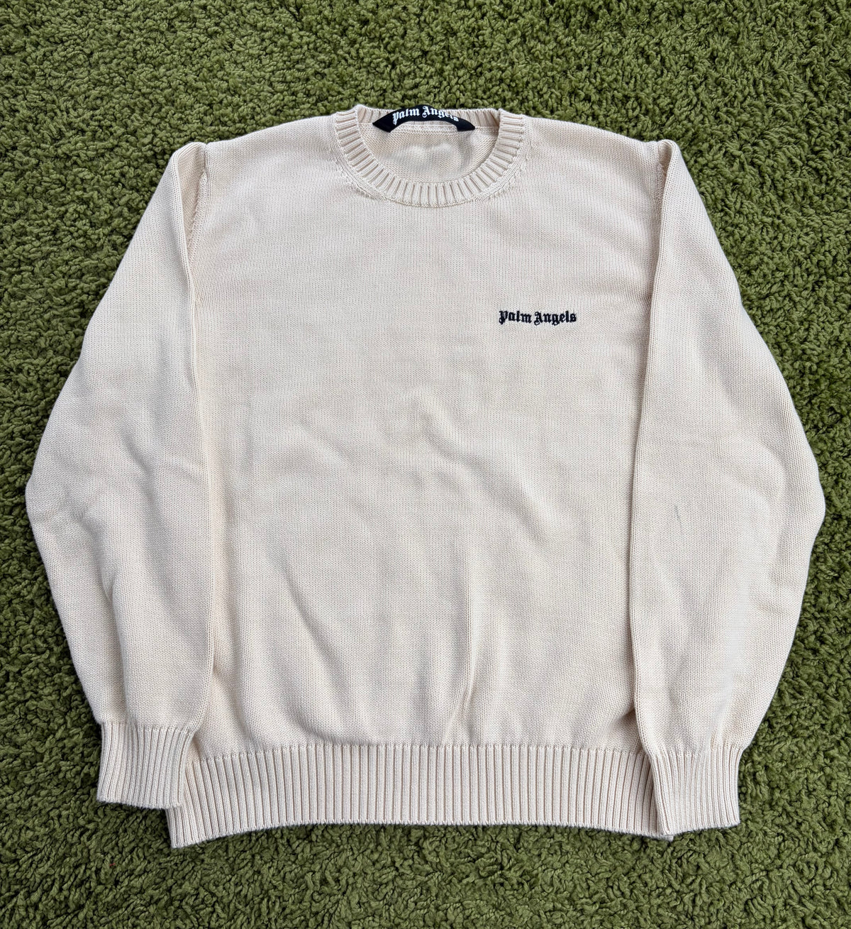 Maglione Palm Angels Beige Chiaro L