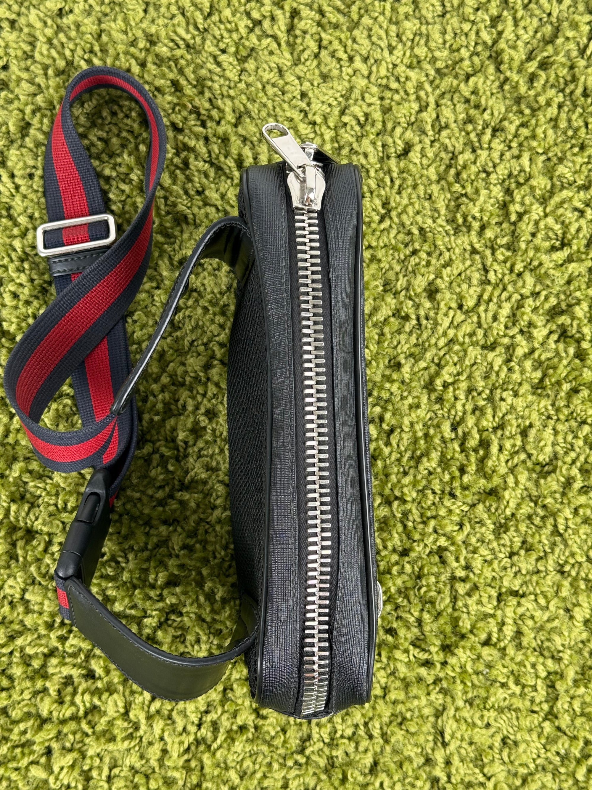 Marsupio soft supreme web strap Gucci Nero