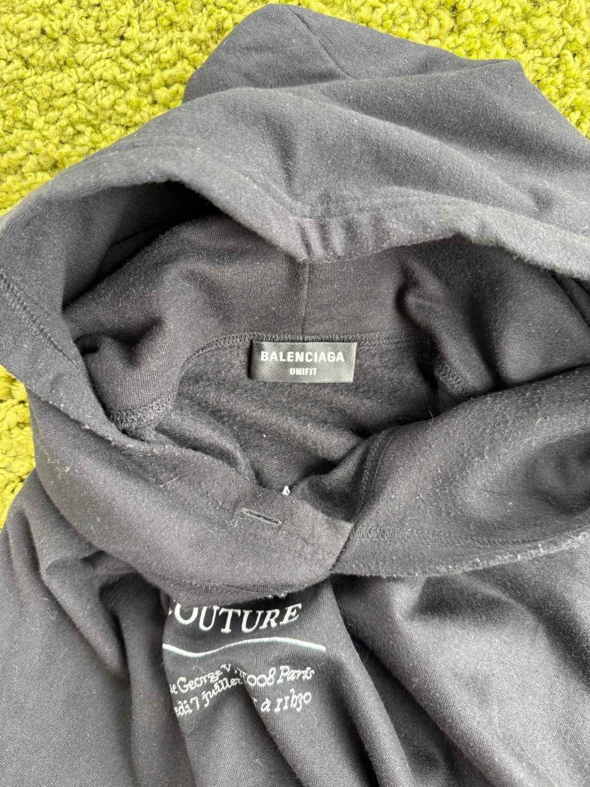 Felpa Balenciaga Nera M - Second Hand Di Fiore