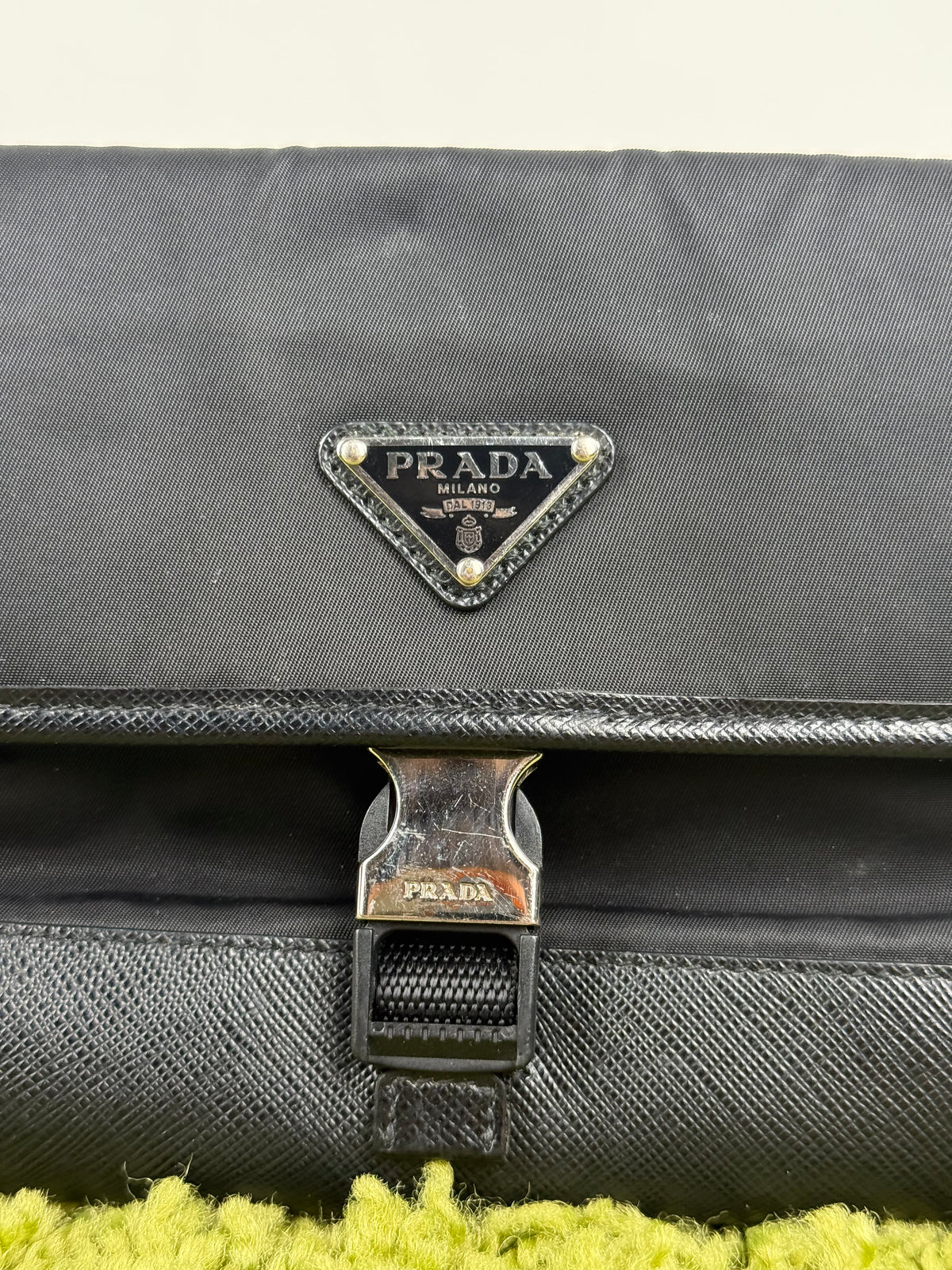 Porta Smartphone Prada in Re Nylon Nero