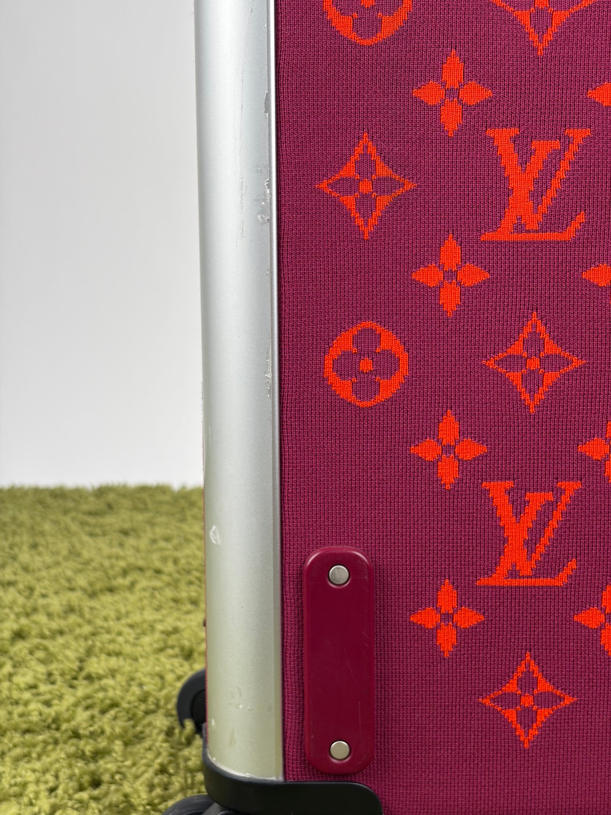Trolley louis vuitton horizon 55 fucsia e arancione