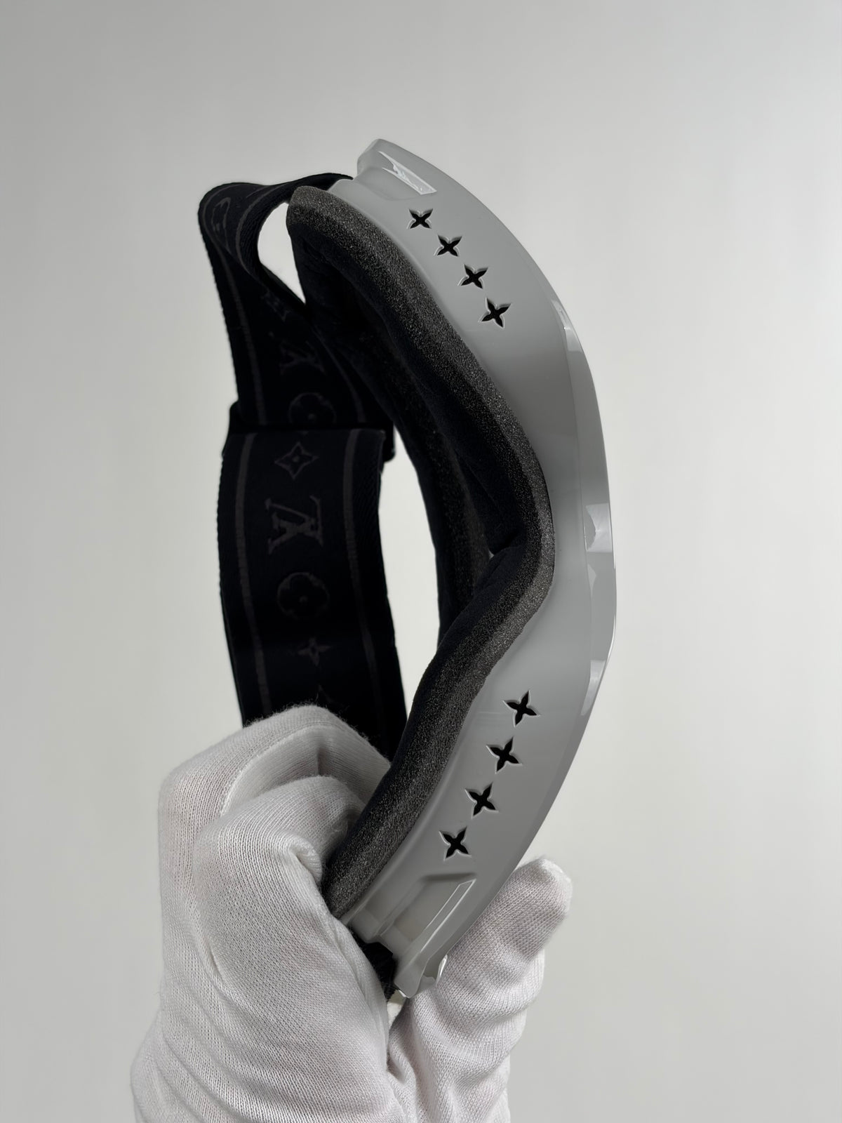 Maschera da Sci Louis Vuitton Nero Regolabile