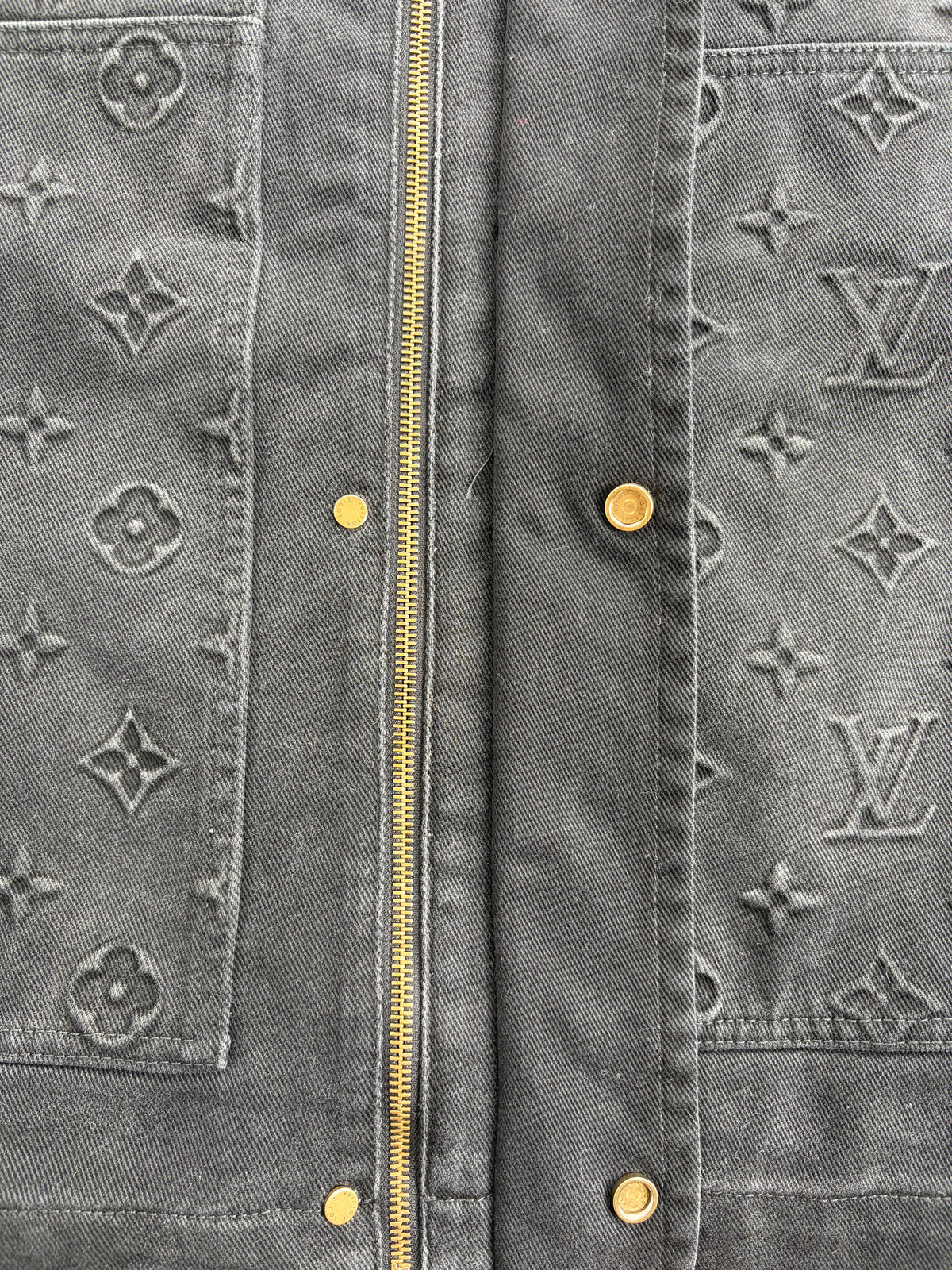 Giacca Louis Vuitton Carpenter Monogram Nera 48