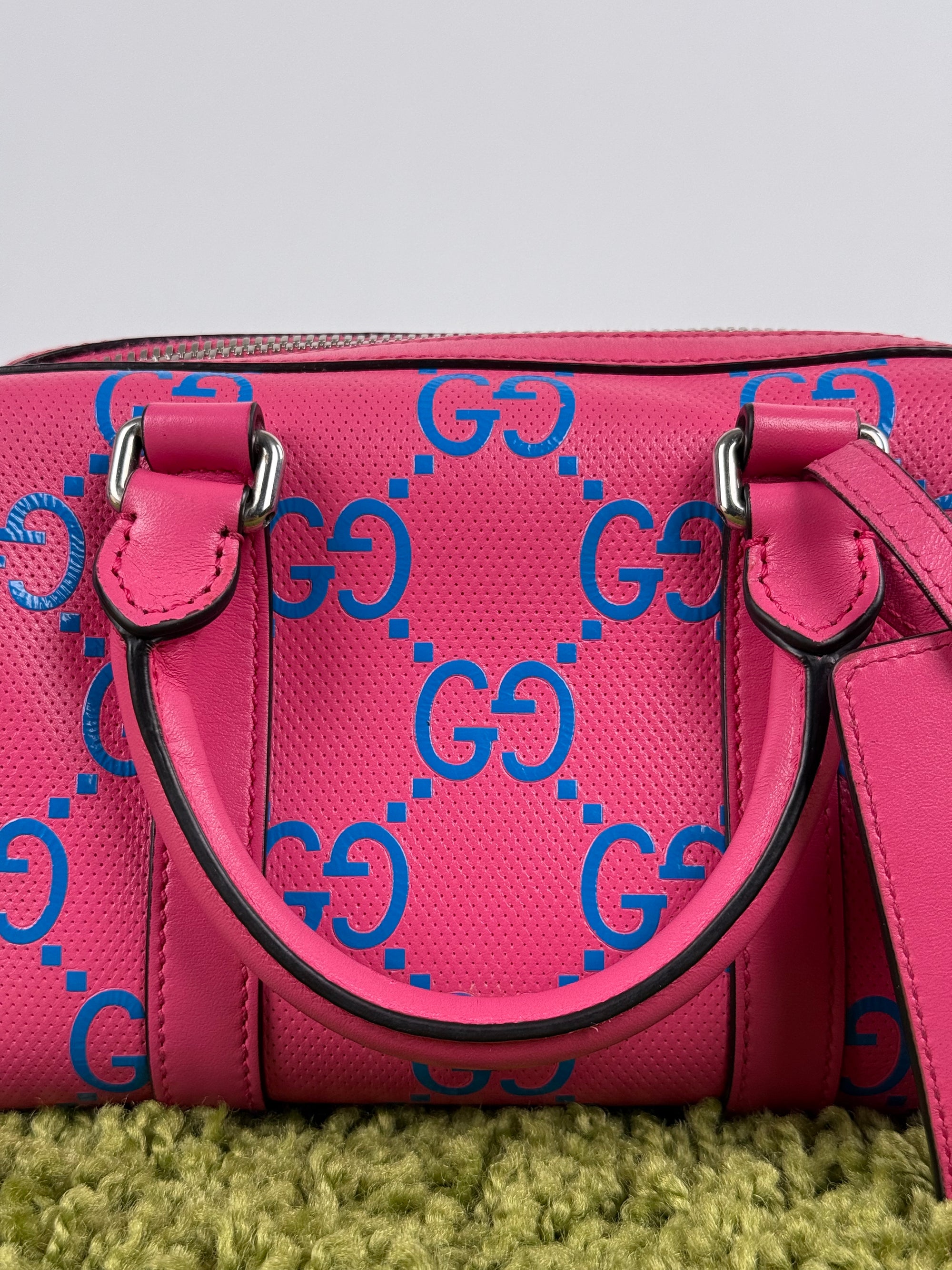 Borsa Boston Gucci Rosa Multicolor
