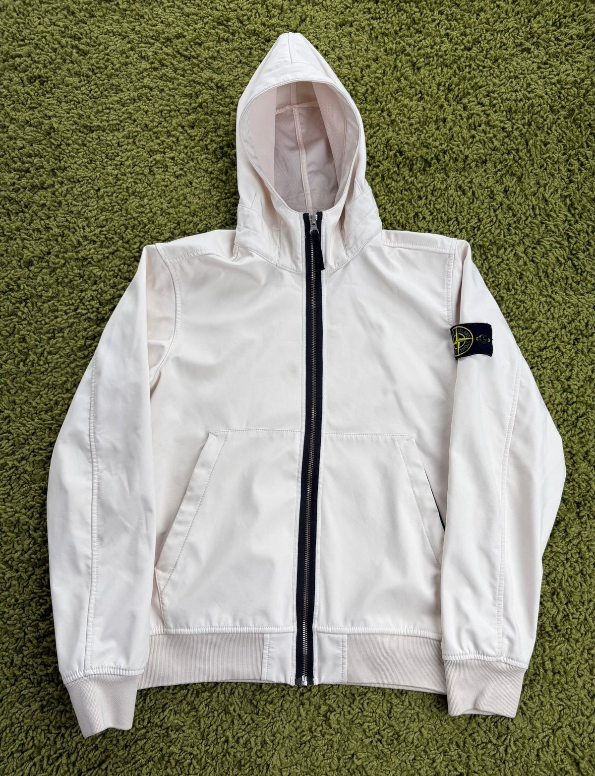 Felpa Stone Island Crinkle Reps Bianca 14yrs S - Second Hand Di Fiore