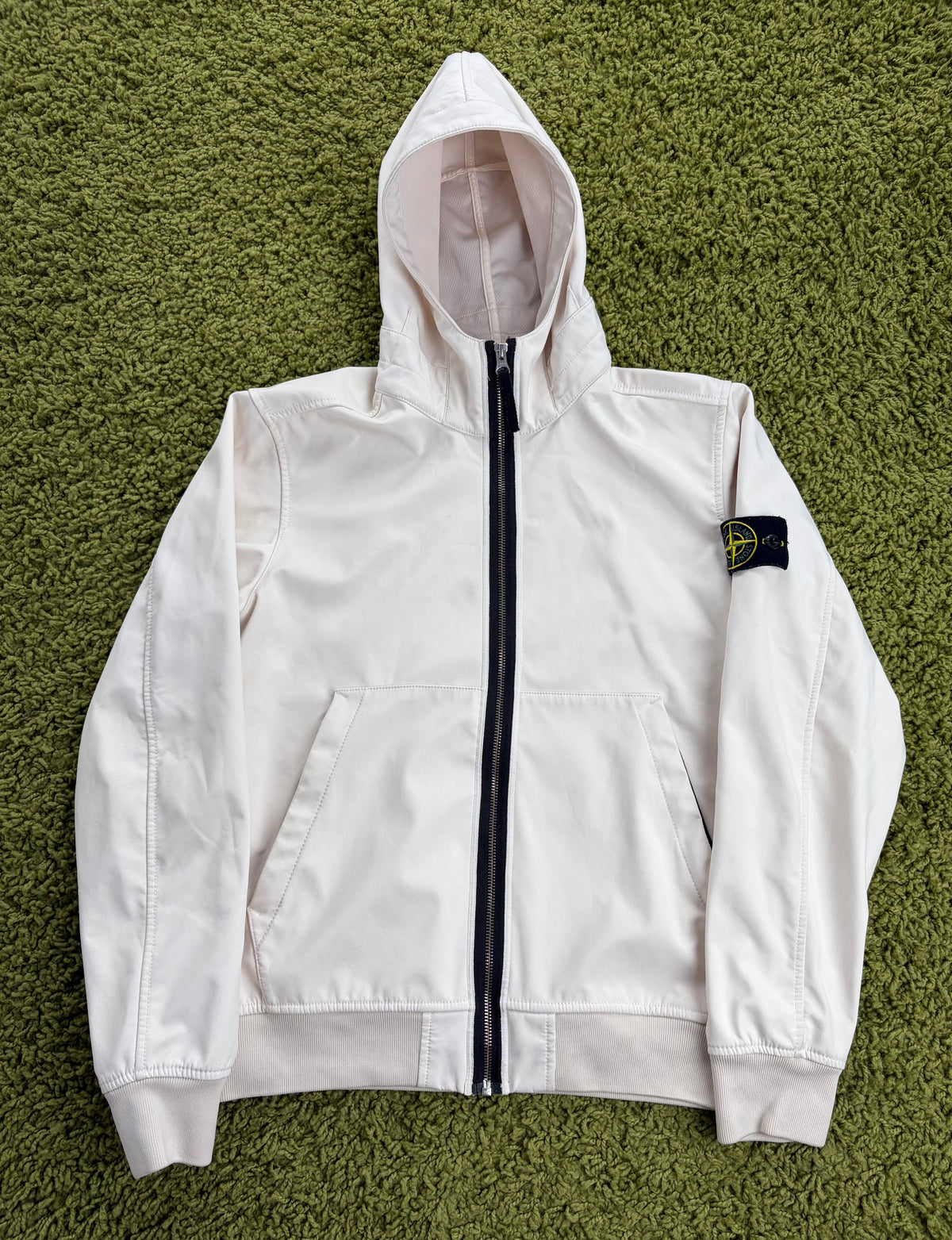 Felpa Stone Island Crinkle Reps Bianca 14yrs S