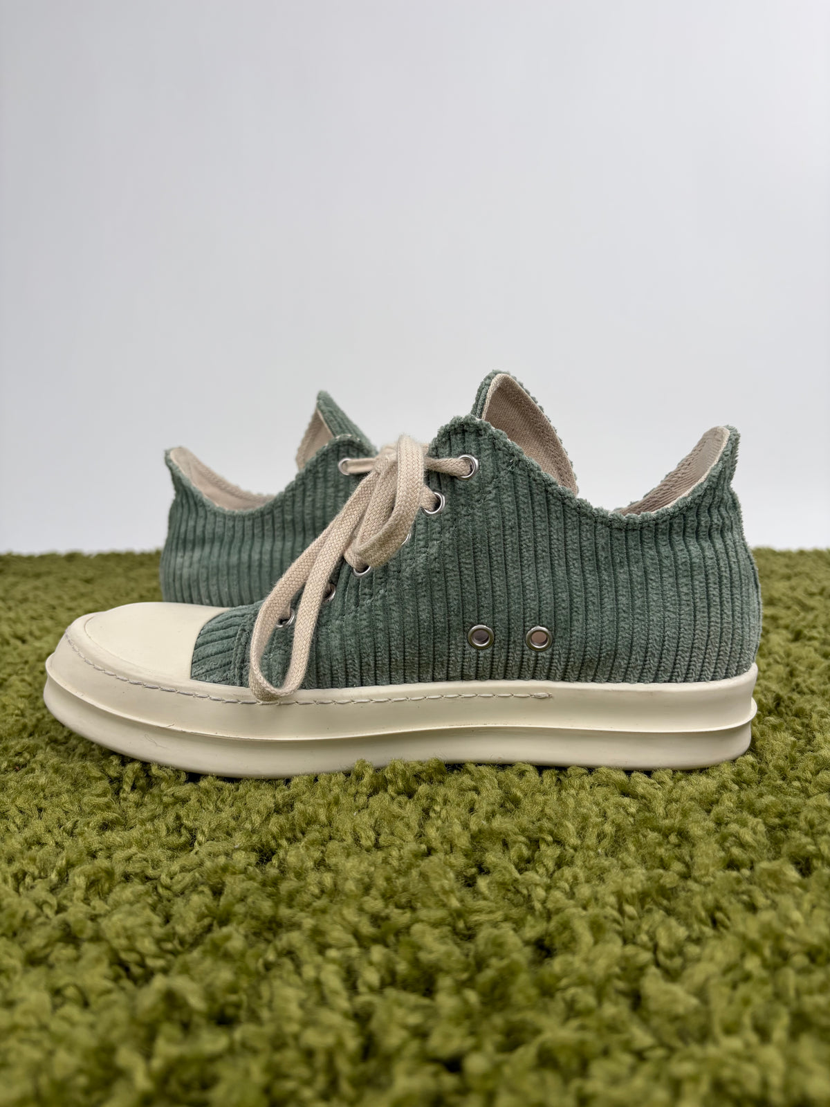 Rick Owens Ramones Low DRKSHDW Verde Acqua 38