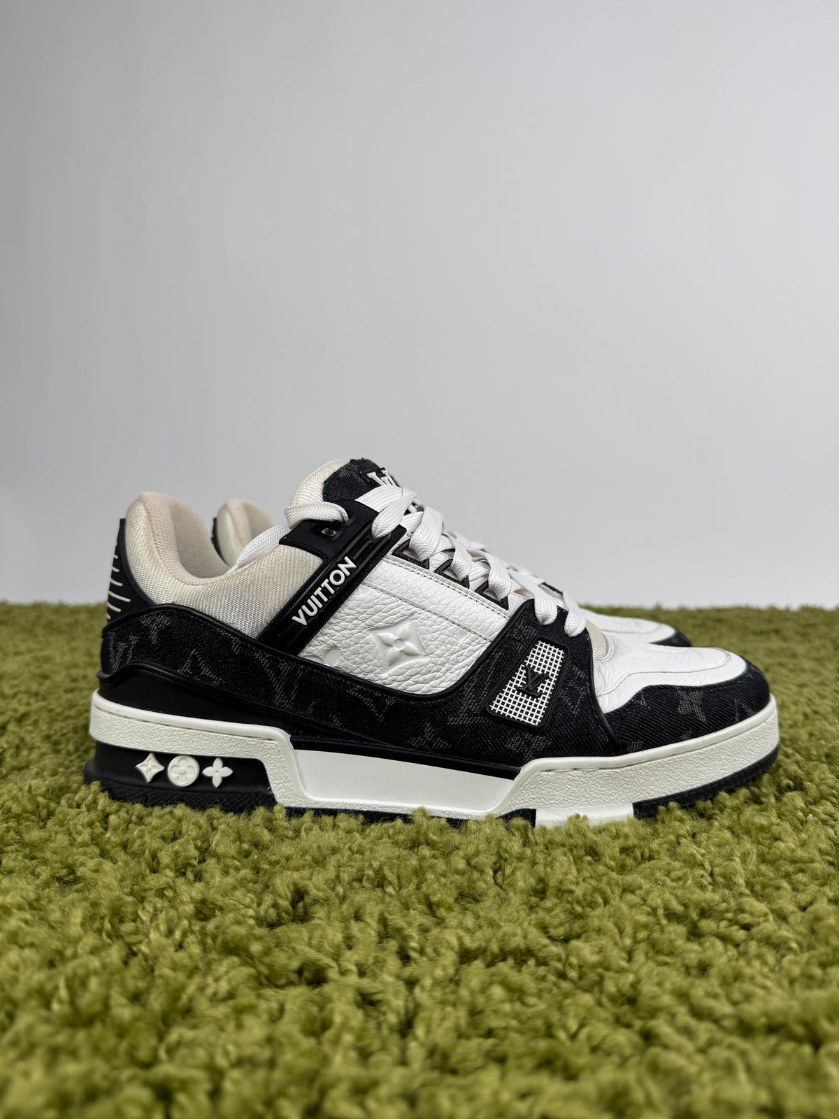 Louis Vuitton Trainer in denim Nero 6